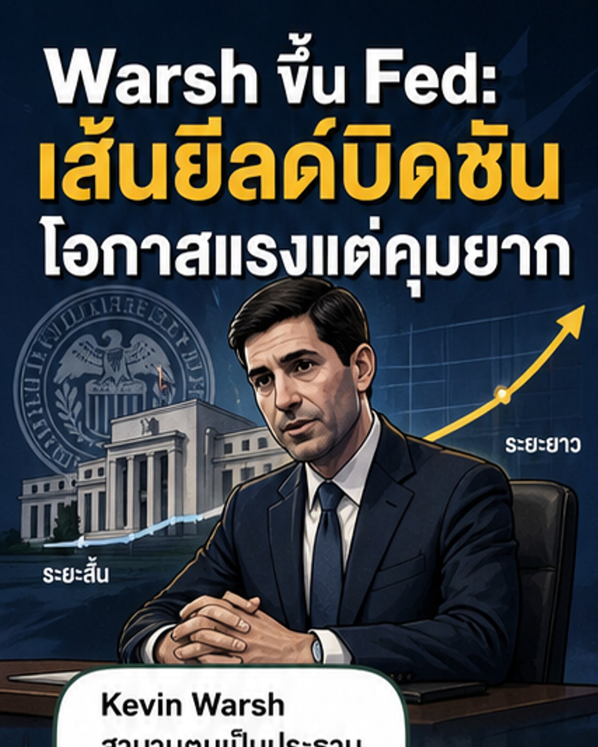 ยีลด์แบบ Twist Steepening ในยุค Warsh