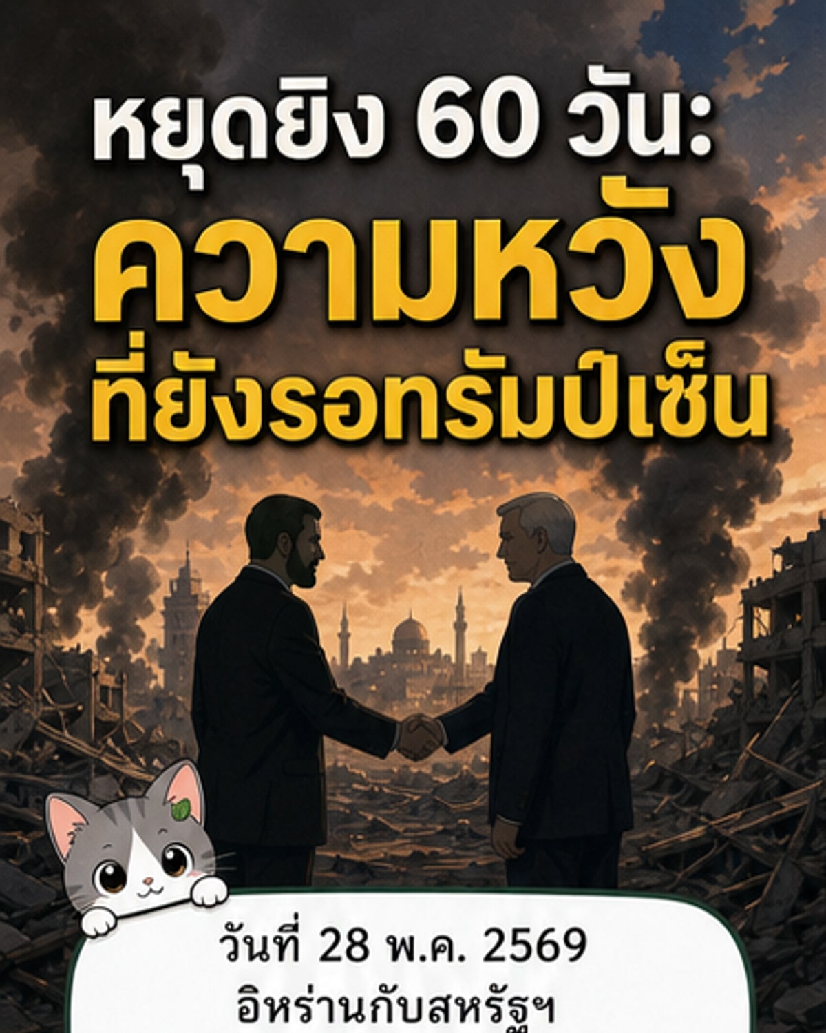 อิหร่าน-สหรัฐฯ ขยายพักรบอีก 60 วัน