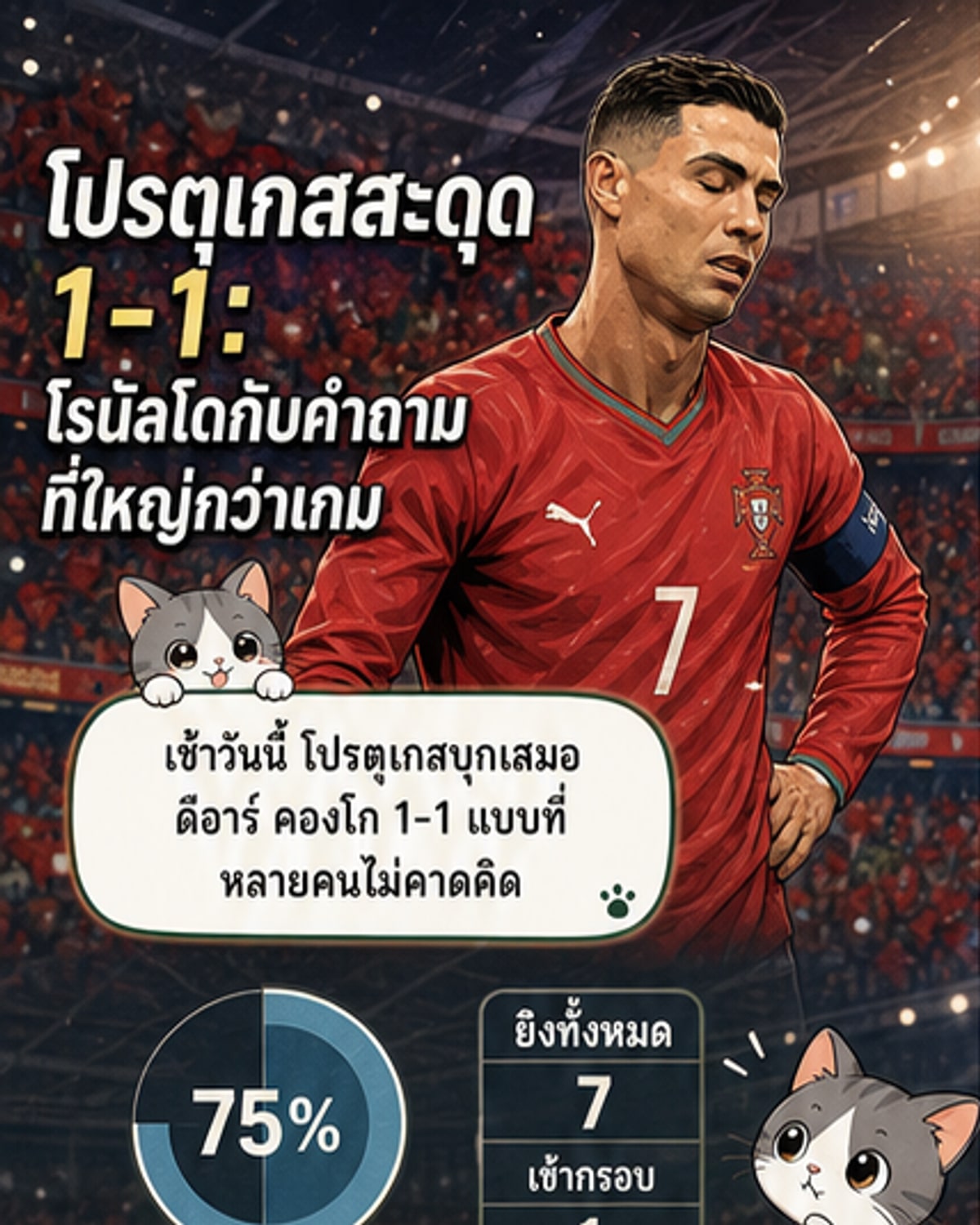 โปรตุเกสสะดุด! เจาะดีอาร์คองโกไม่เข้า