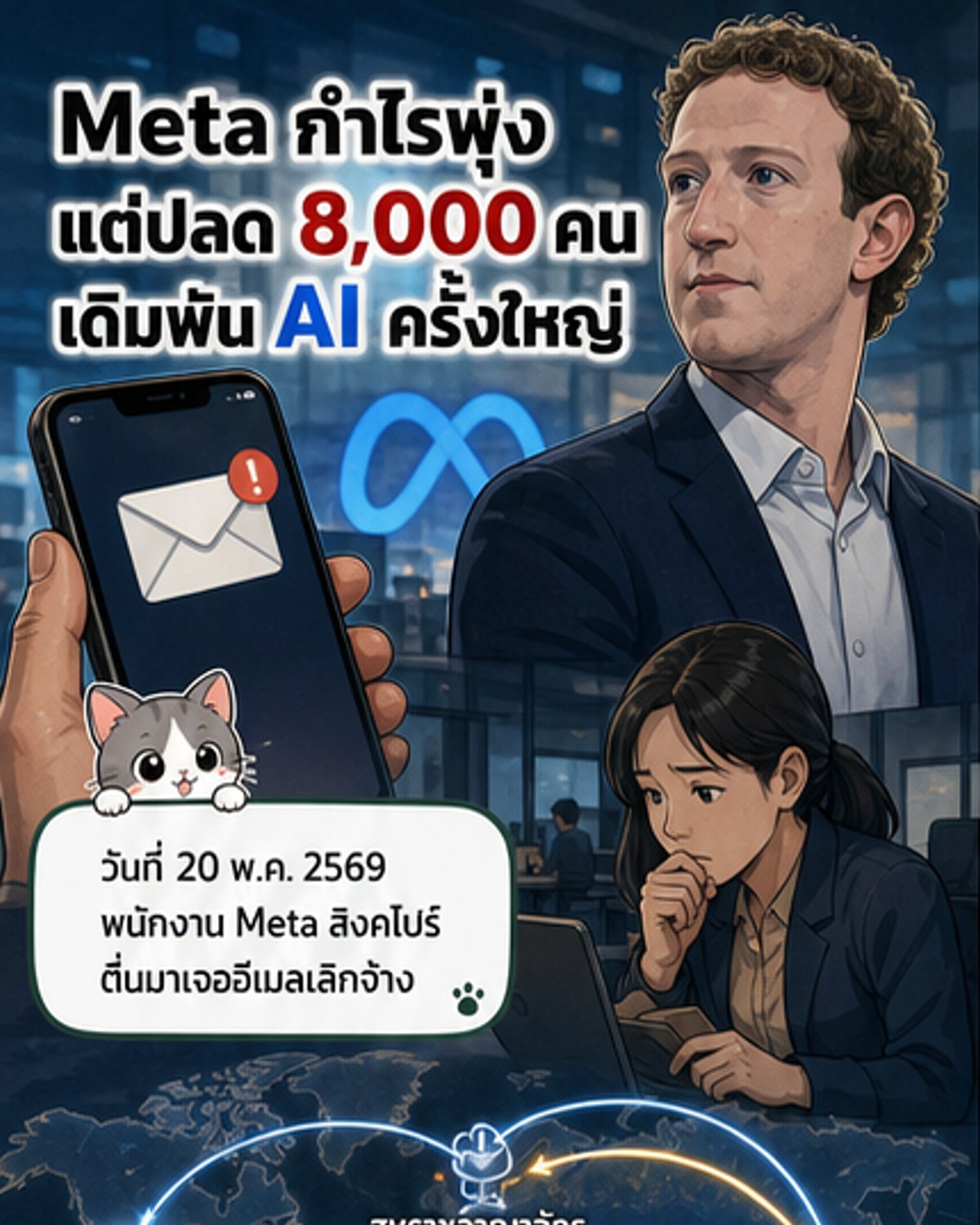 เมตาปลดพนักงาน 8,000 คน ท่ามกลางกำไรดี