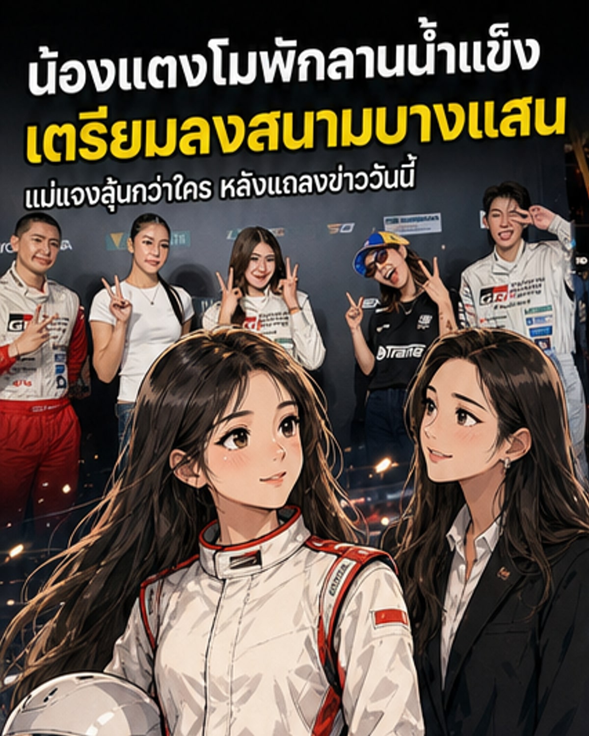 น้องแตงโม ปะทะความเร็วครั้งแรก