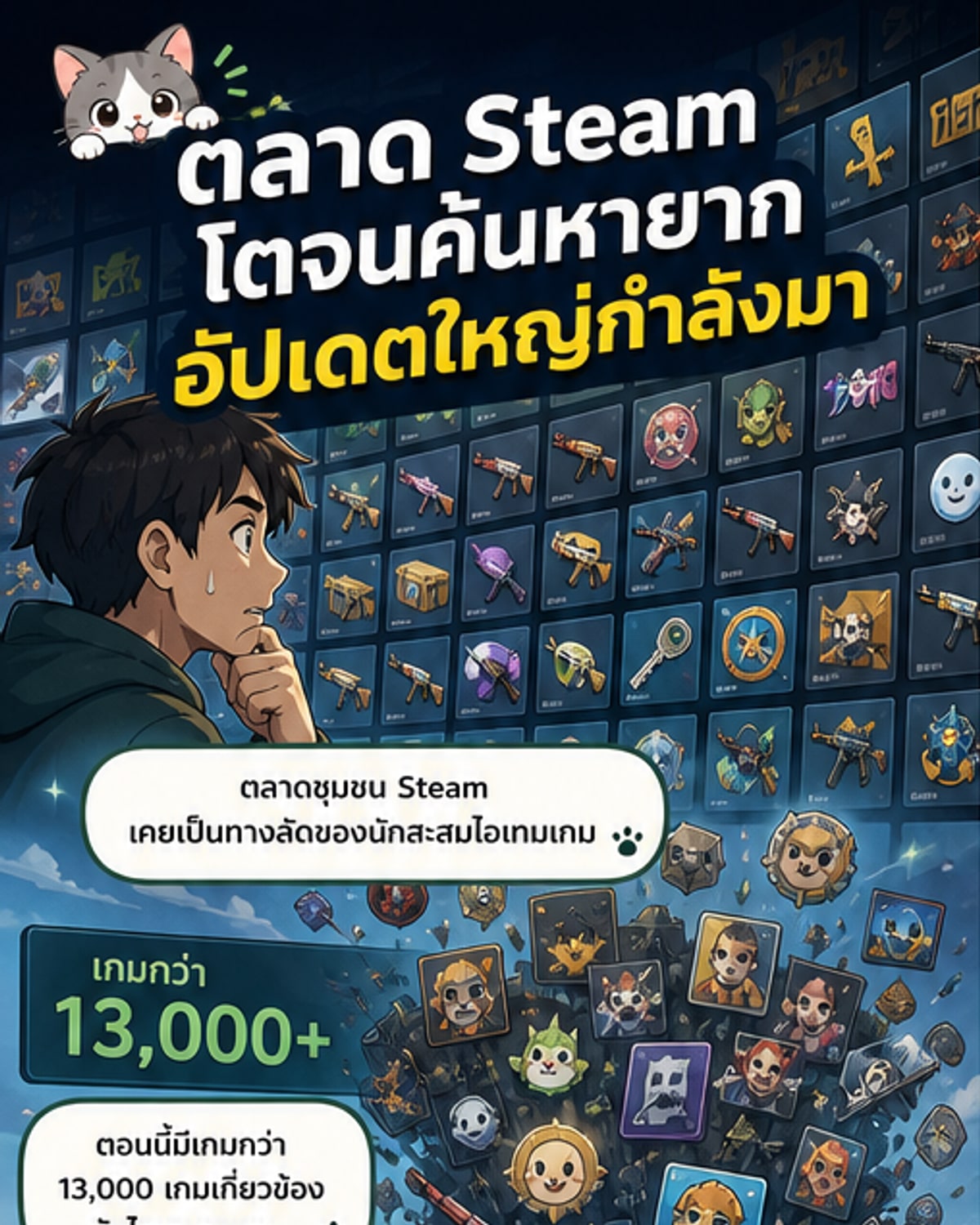 Steam อัปเดตใหญ่ตลาดชุมชน