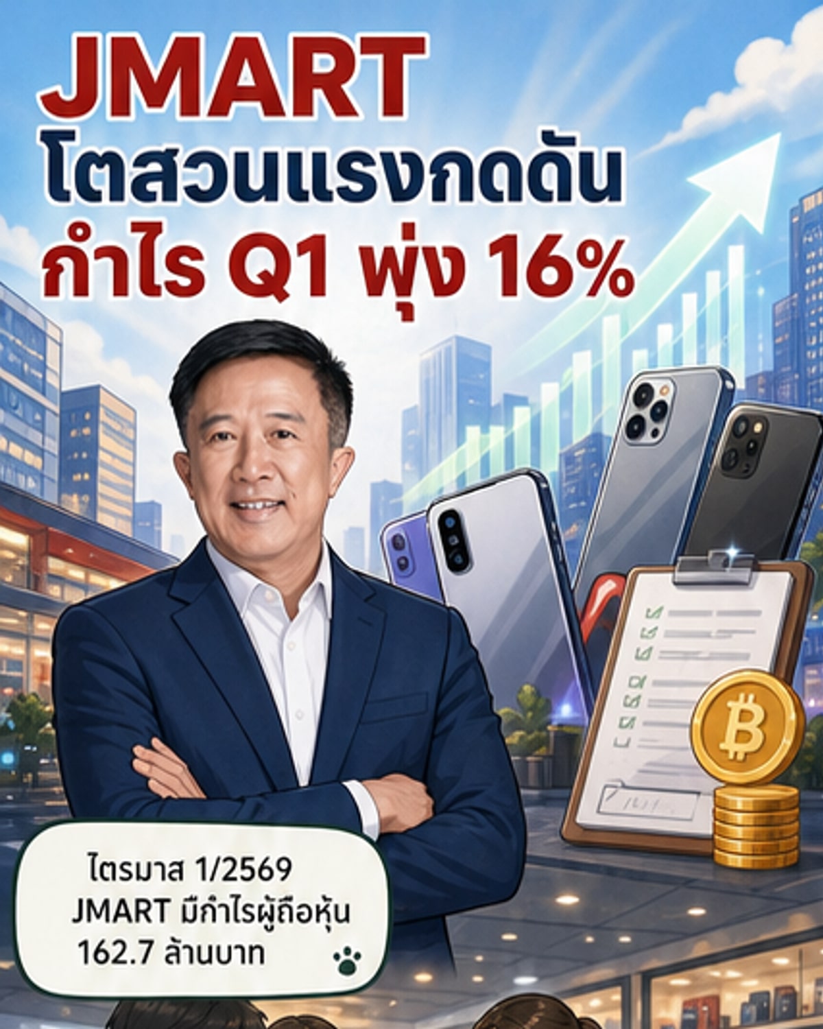 เจมาร์ทโต 16% รับดีลสมาร์ทโฟน-สุกี้