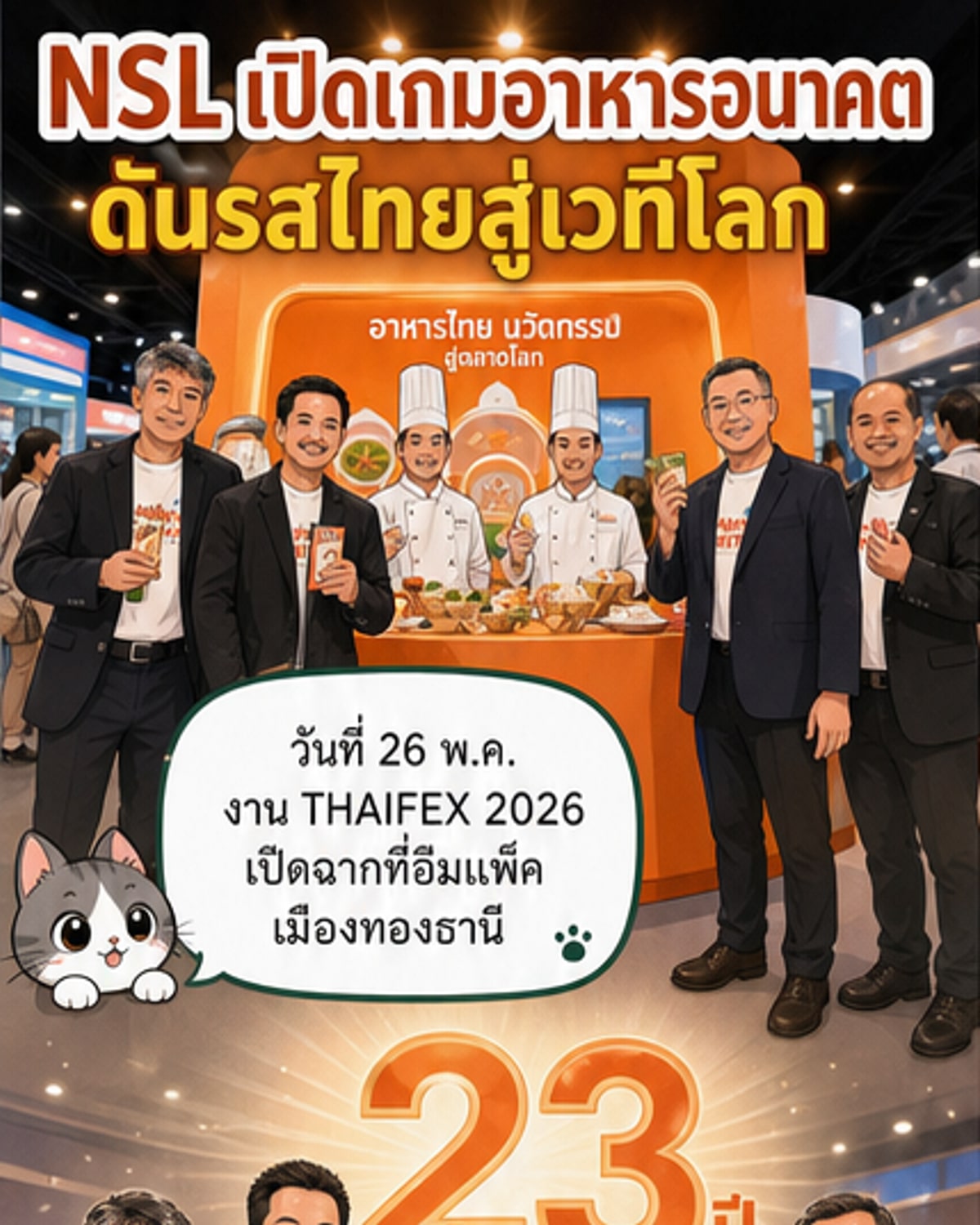 NSL Foods ชูนวัตกรรมอาหารสู่เวทีโลก