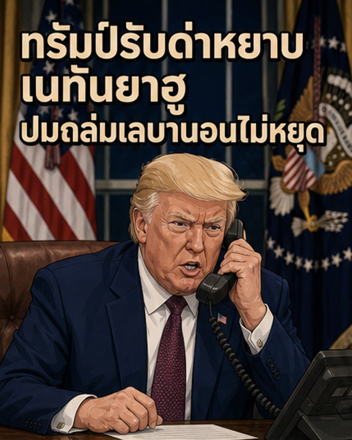 ทรัมป์ด่าเนทันยาฮูกลางสาย
