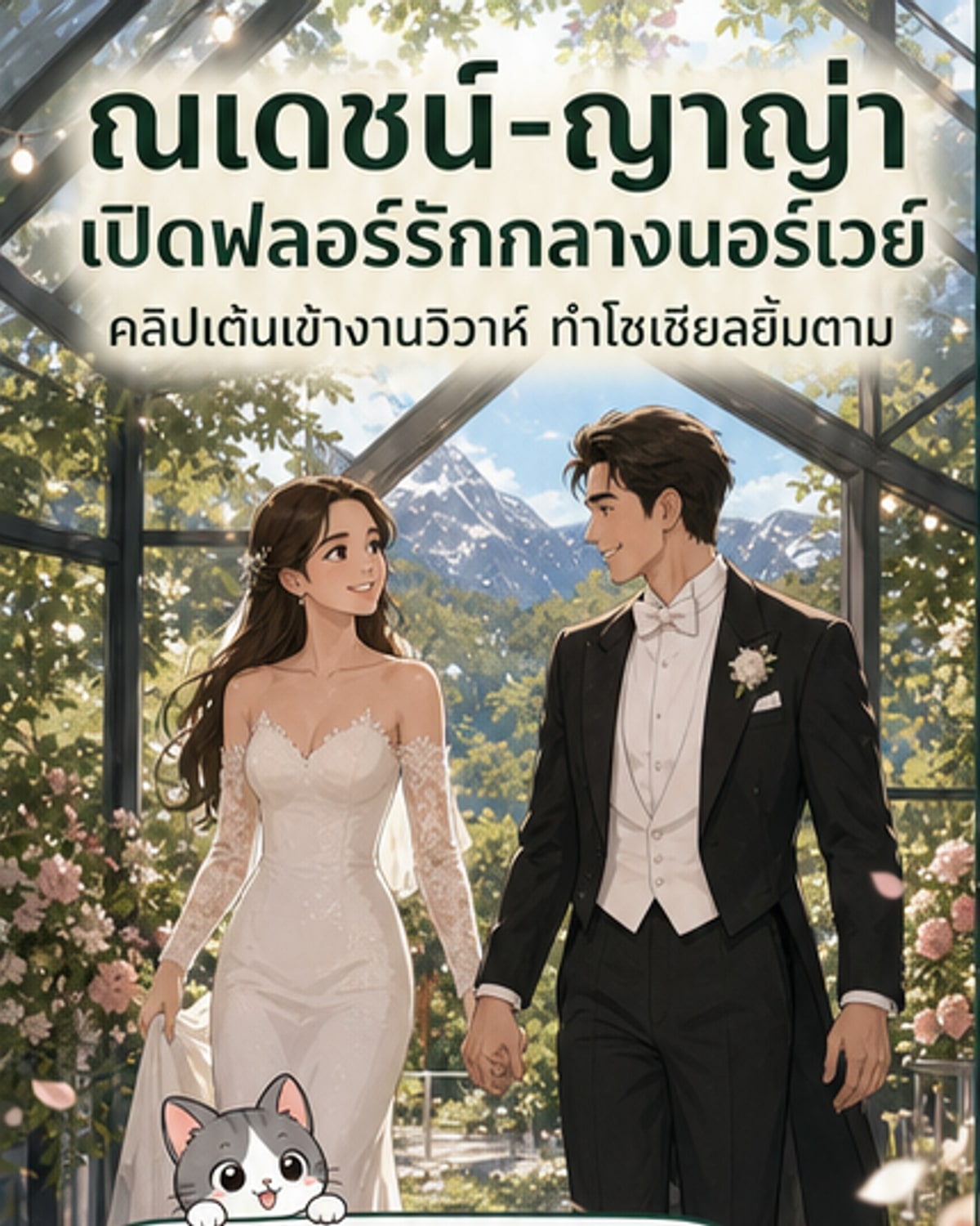 ณเดชน์-ญาญ่า แดนซ์คู่ในเรือนกระจก งานแต่งนอร์เวย์ฟินจิกหมอน