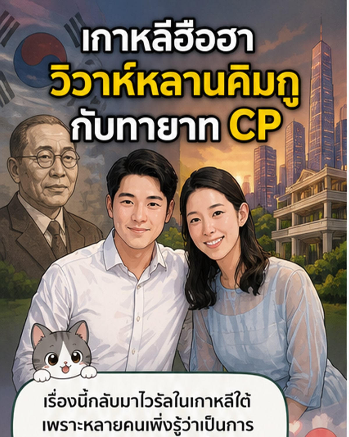 หลานวีรชนเกาหลีแต่งทายาทตระกูลดัง