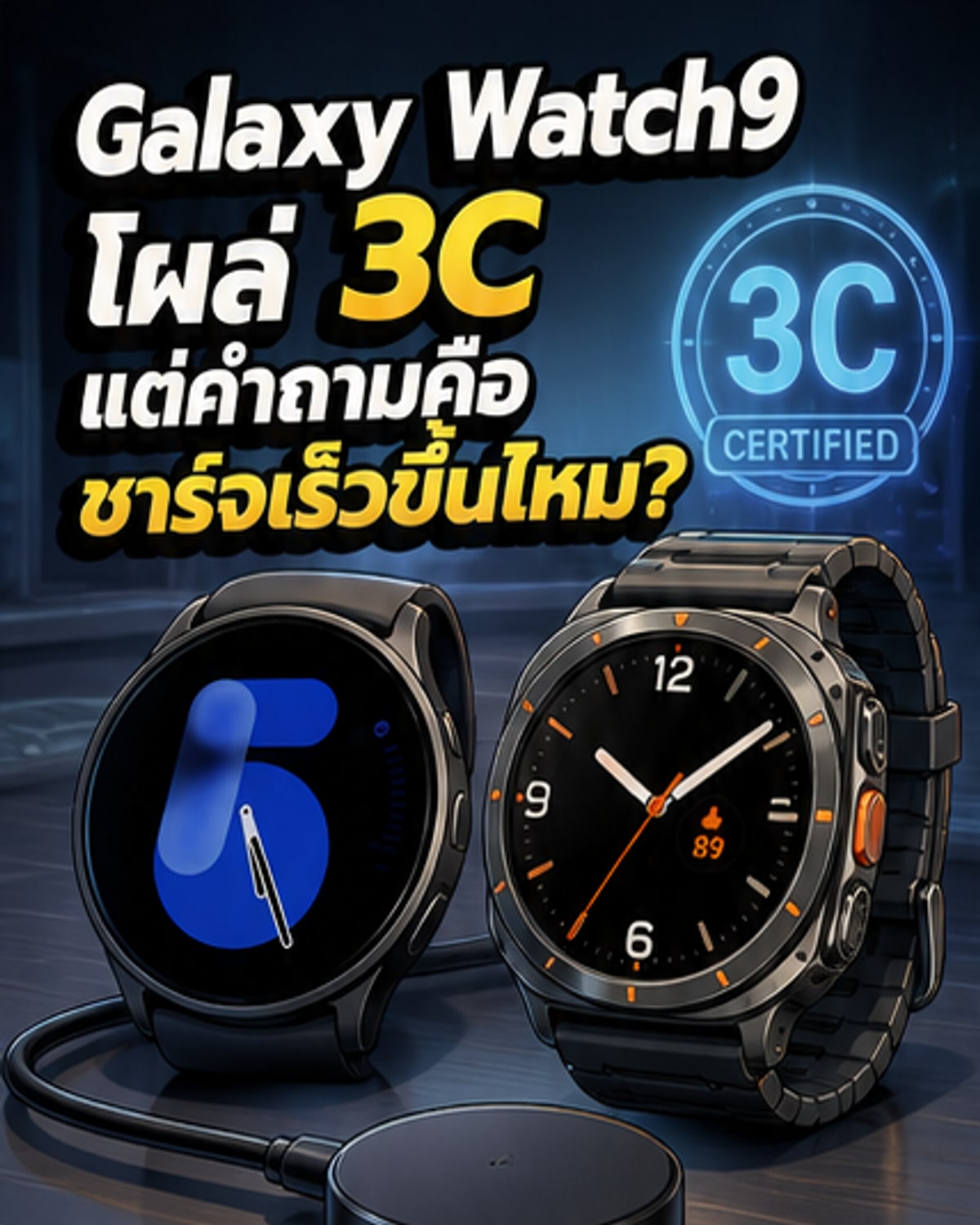 Galaxy Watch9 และ Ultra 2 ผ่านการรับรองก่อนเปิดตัว