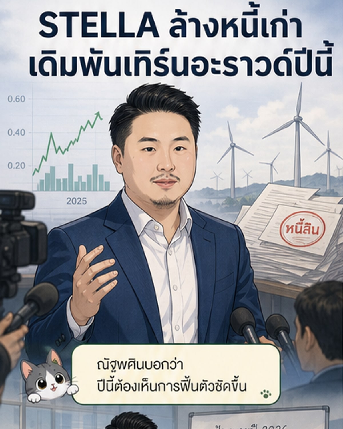 สเตลล่าพลิกเกมธุรกิจ ล้างหนี้-เน้นโรงแรม-ลุยพลังลม