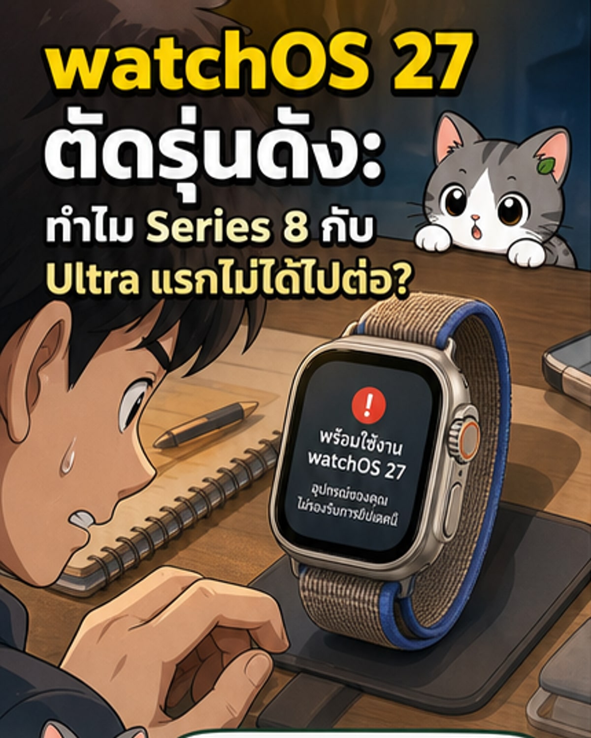 Apple Watch รุ่นไหนได้อัปเดต?