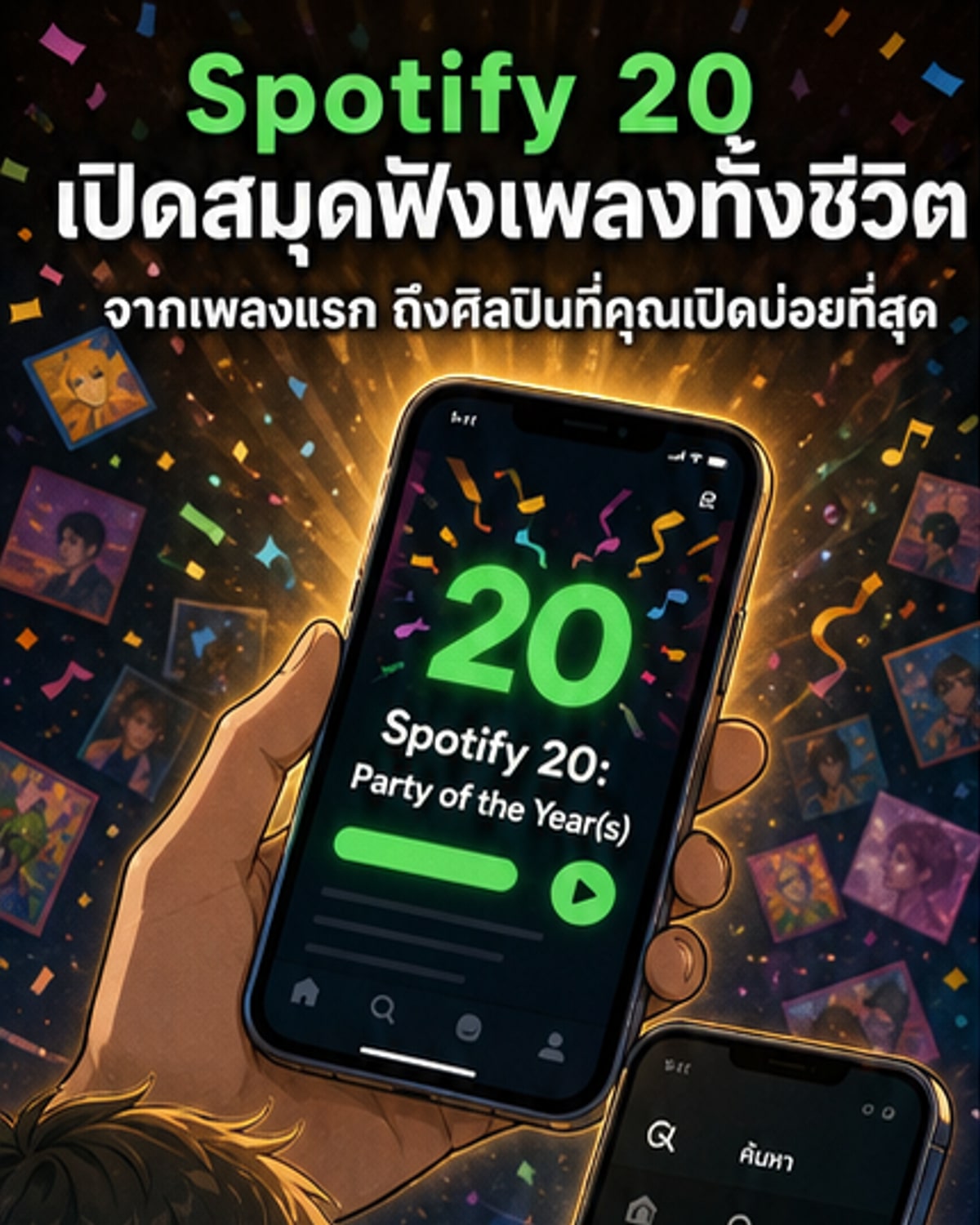 สปอติฟายเปิดฟีเจอร์พิเศษฉลอง 20 ปี