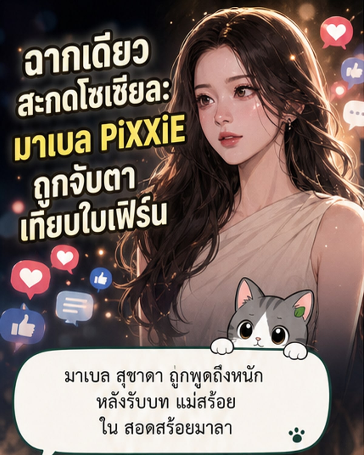 ฉากดราม่ามาเบล ไวรัลทั่วโซเชียล