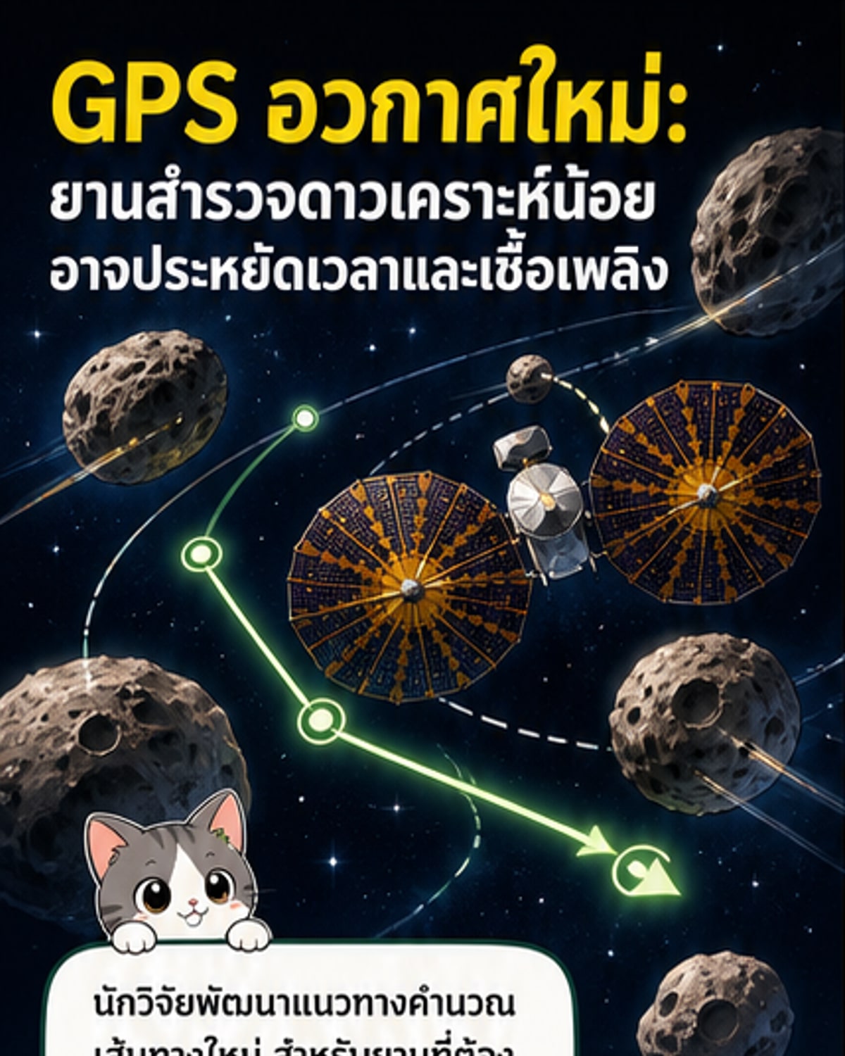 นักวิจัยพัฒนา 'GPS อวกาศ' ใหม่