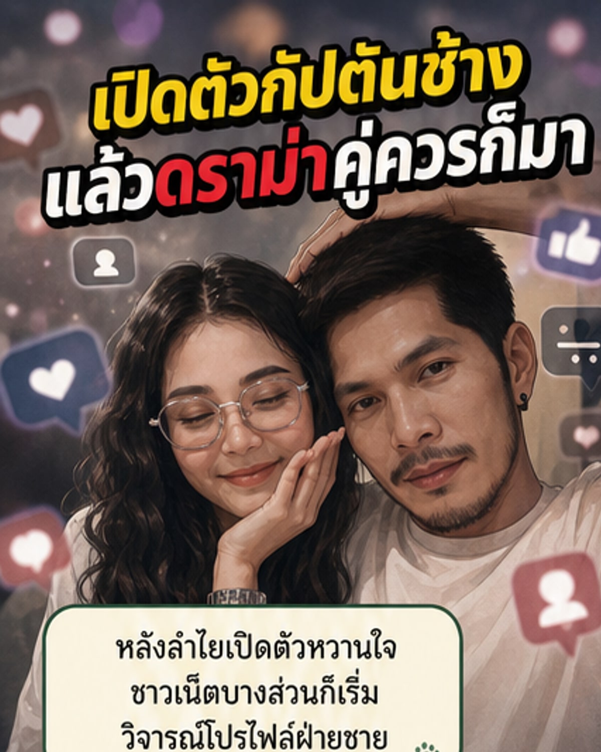 ลำไยเปิดตัวแฟนใหม่ กัปตันช้าง