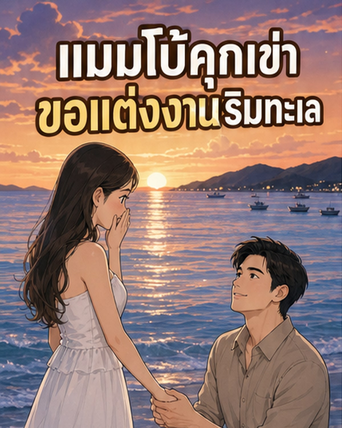 ลูกชายแซม ยุรนันท์ ขอแต่งงานริมทะเล
