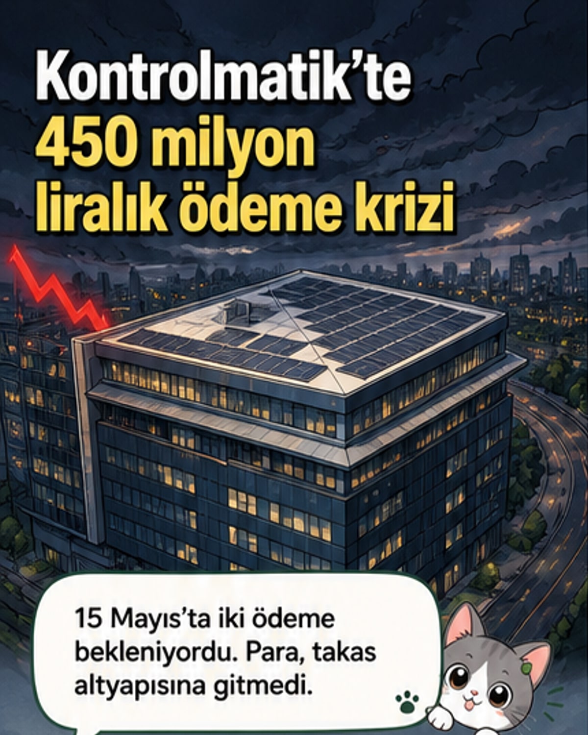 Kontrolmatik 450 milyon TL'lik borcunu ödeyemedi