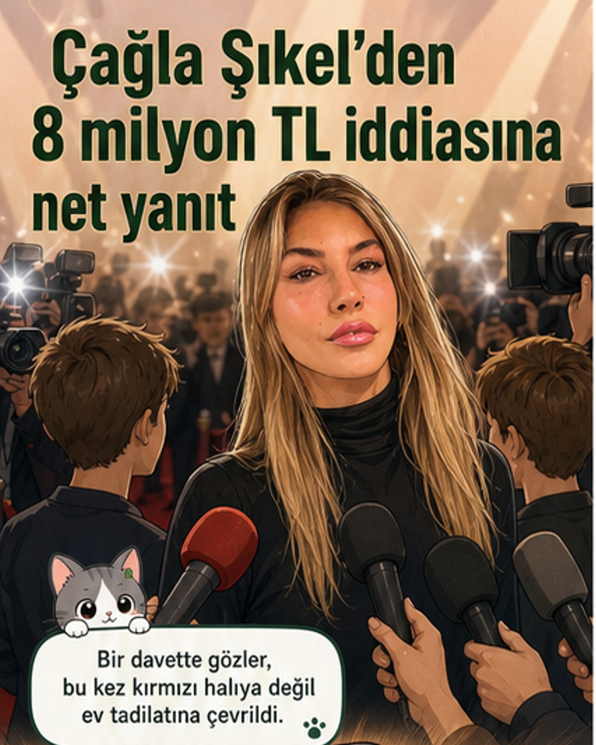 Çağla Şıkel'in evi 2 yılda bitmedi