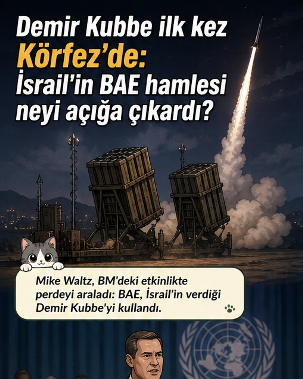 İsrail, BAE'ye 'Demir Kubbe' gönderdi