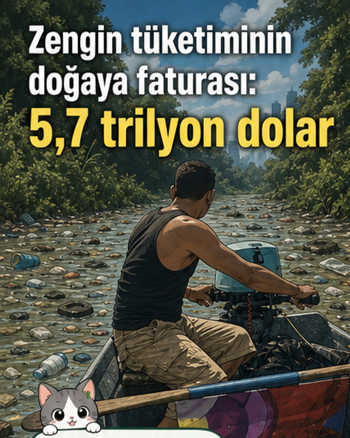 En zenginlerin çevre maliyeti 5,7 trilyon dolar