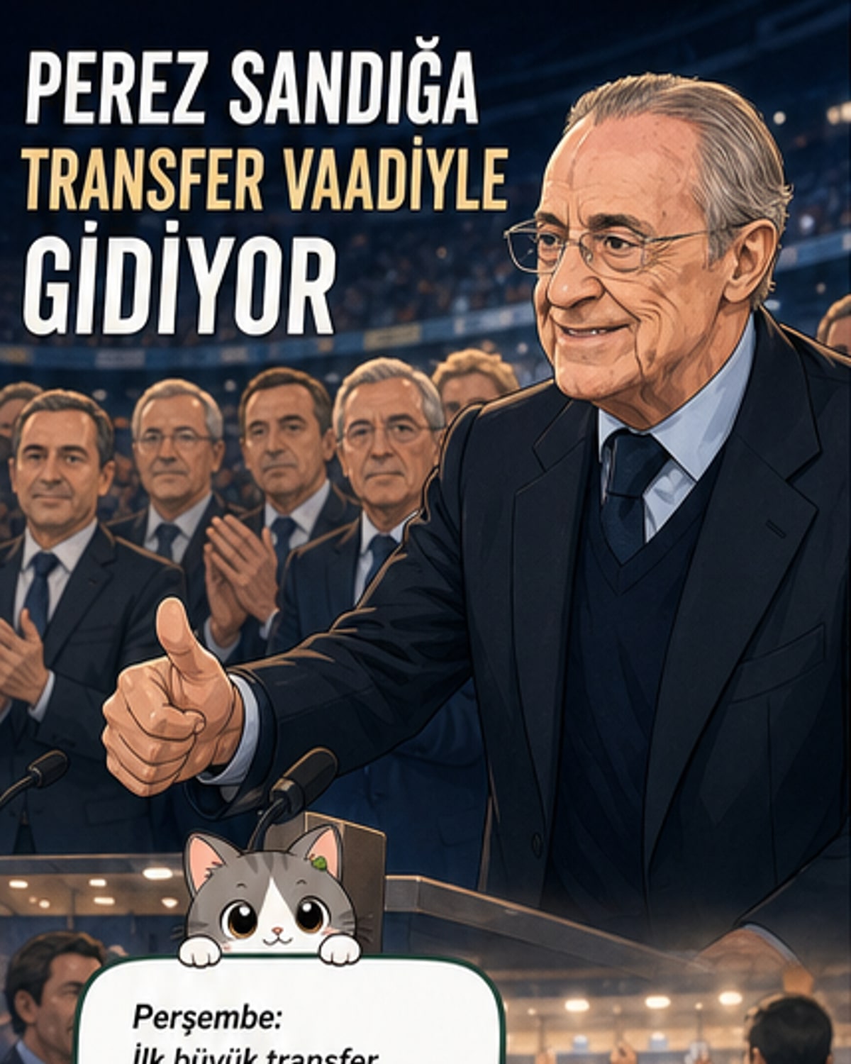 Pérez büyük transferle seçim destek peşinde