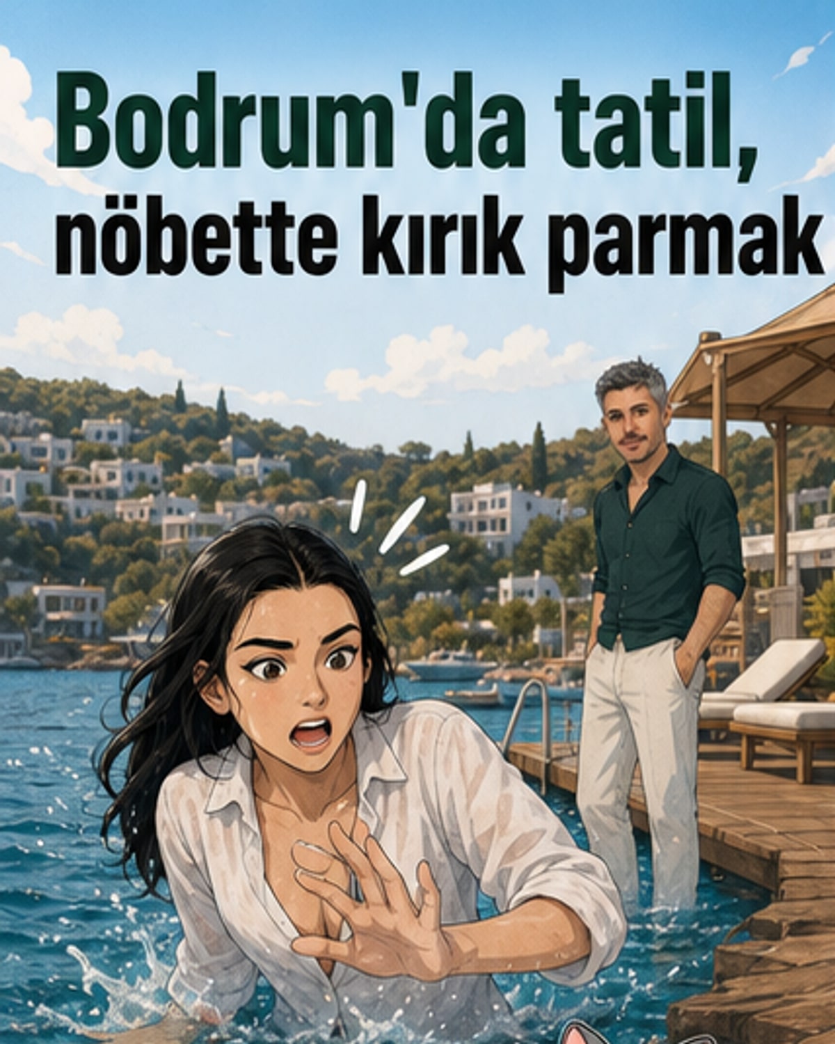 Damla Colbay'da kırık