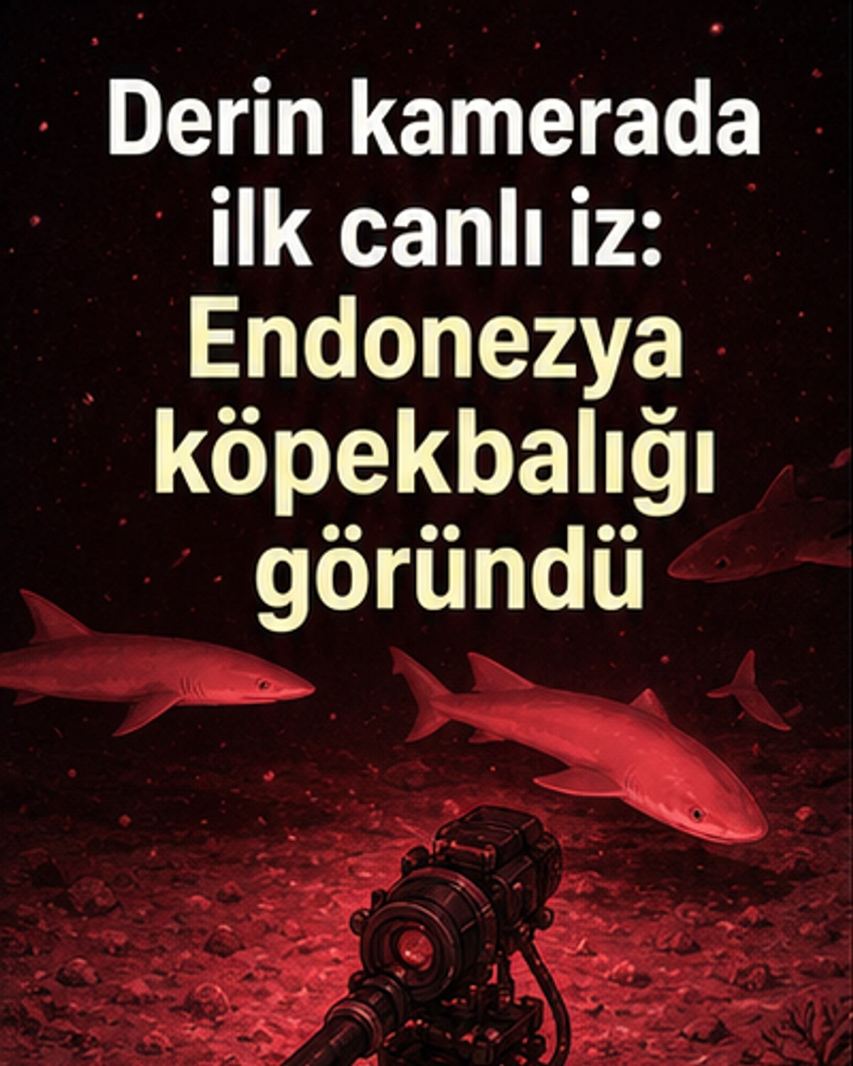 Derinliklerde ilk kez canlı görüldü