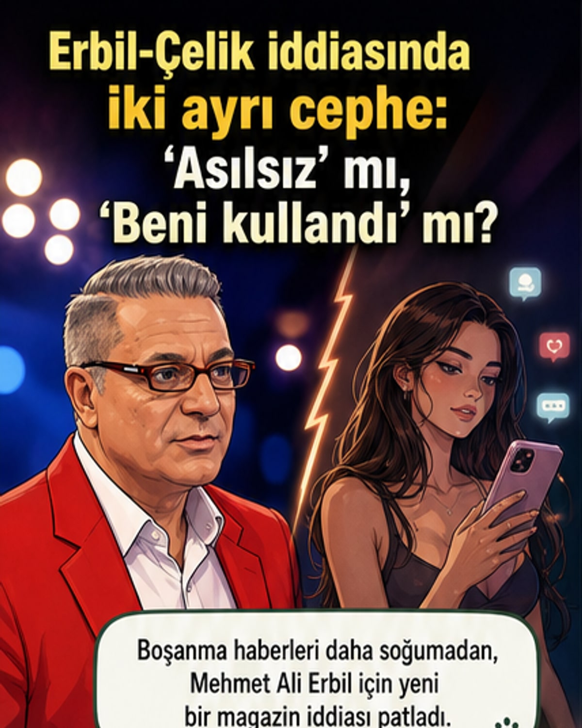 Mehmet Ali Erbil'den 'beni kullandı' itirafı