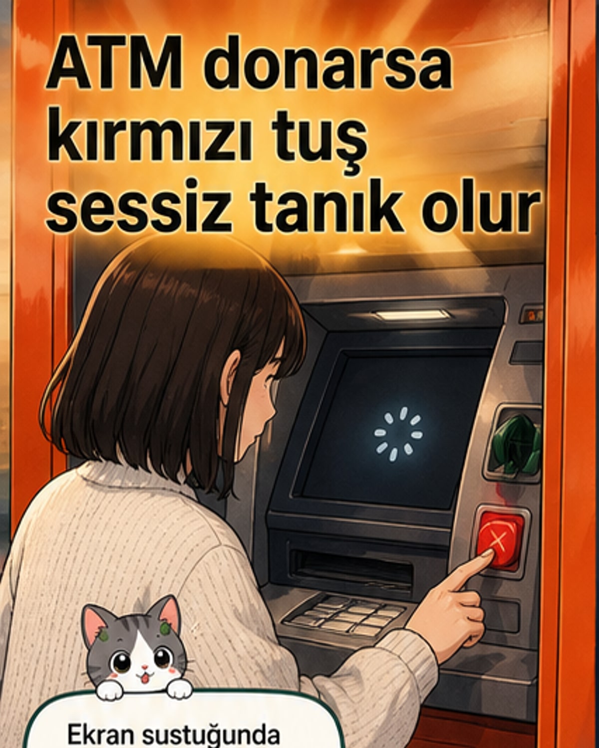 ATM'deki kırmızı tuşun gizli gücü