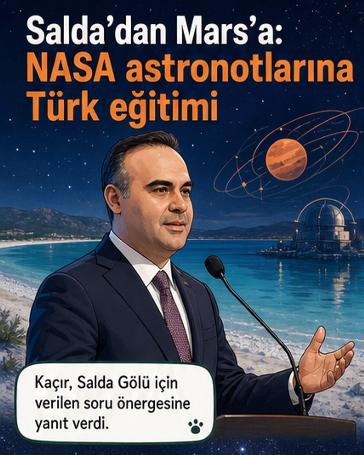 NASA astronotları TÜBİTAK UZAY'dan eğitim aldı