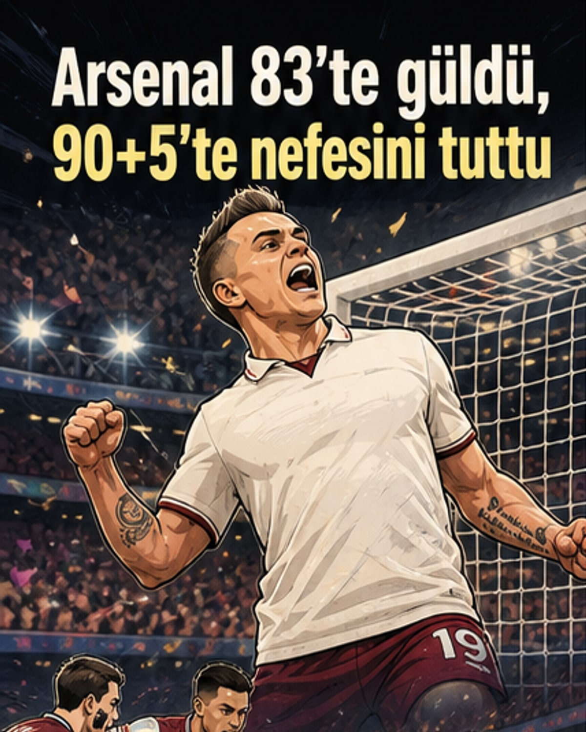 Arsenal, ölüp dirildiği maçta 3 puanı kaptı