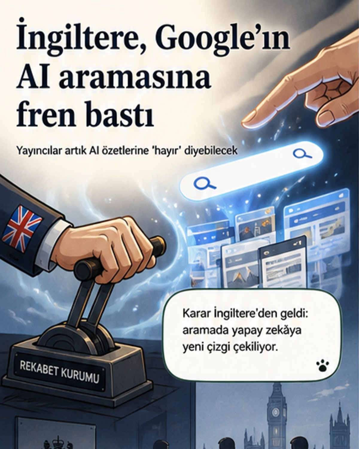 Google Aramalarında Yapay Zekaya Fren