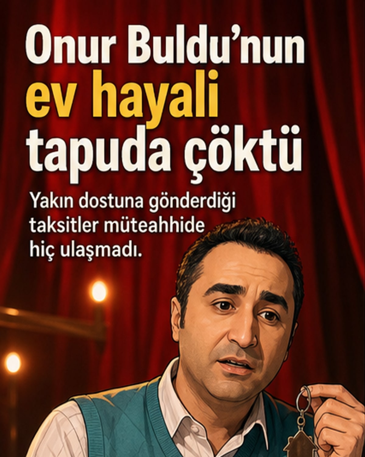 Onur Buldu, ev alırken dolandırıldı