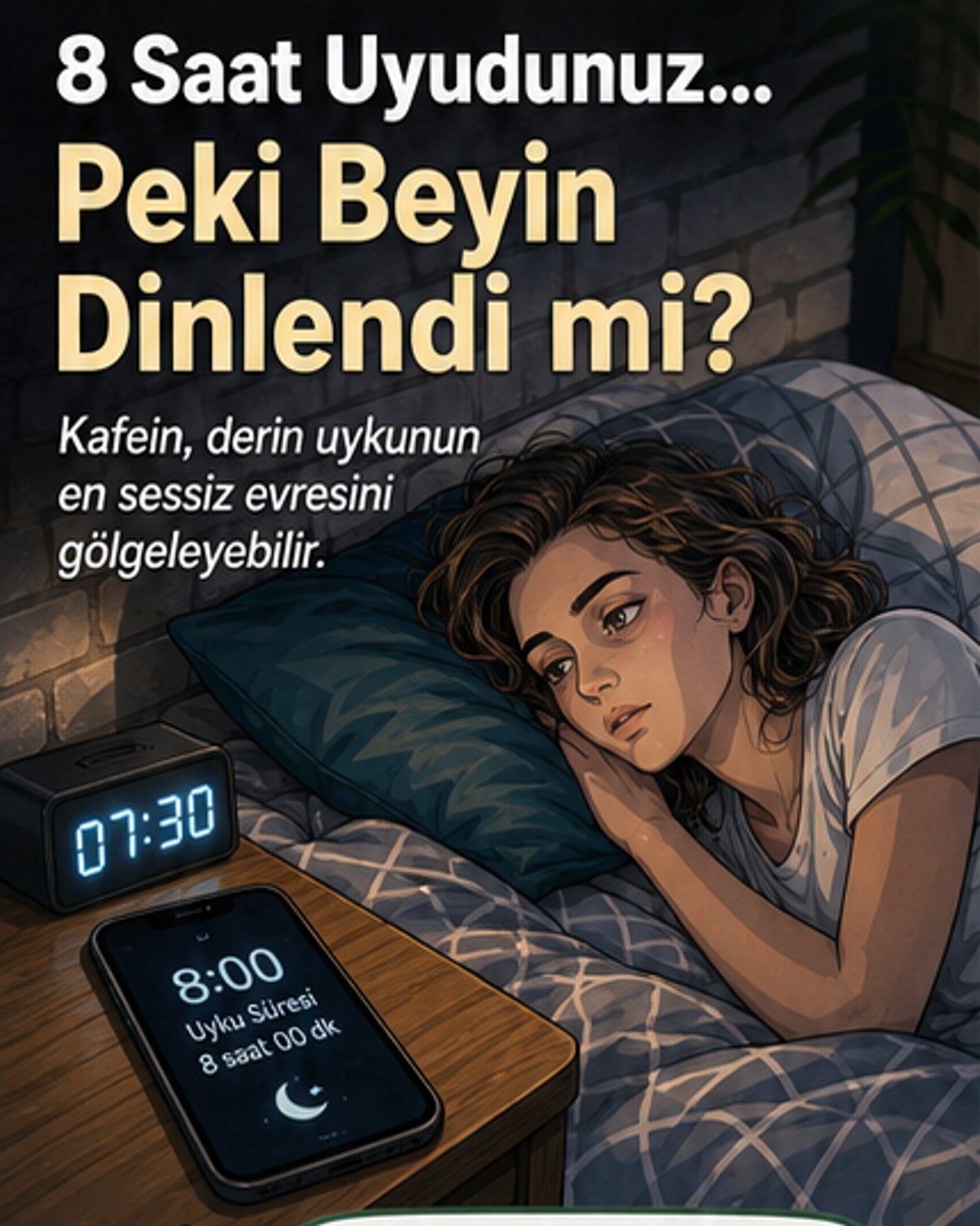 8 saat uyuyorsanız bile yorgun kalkıyorsanız dikkat