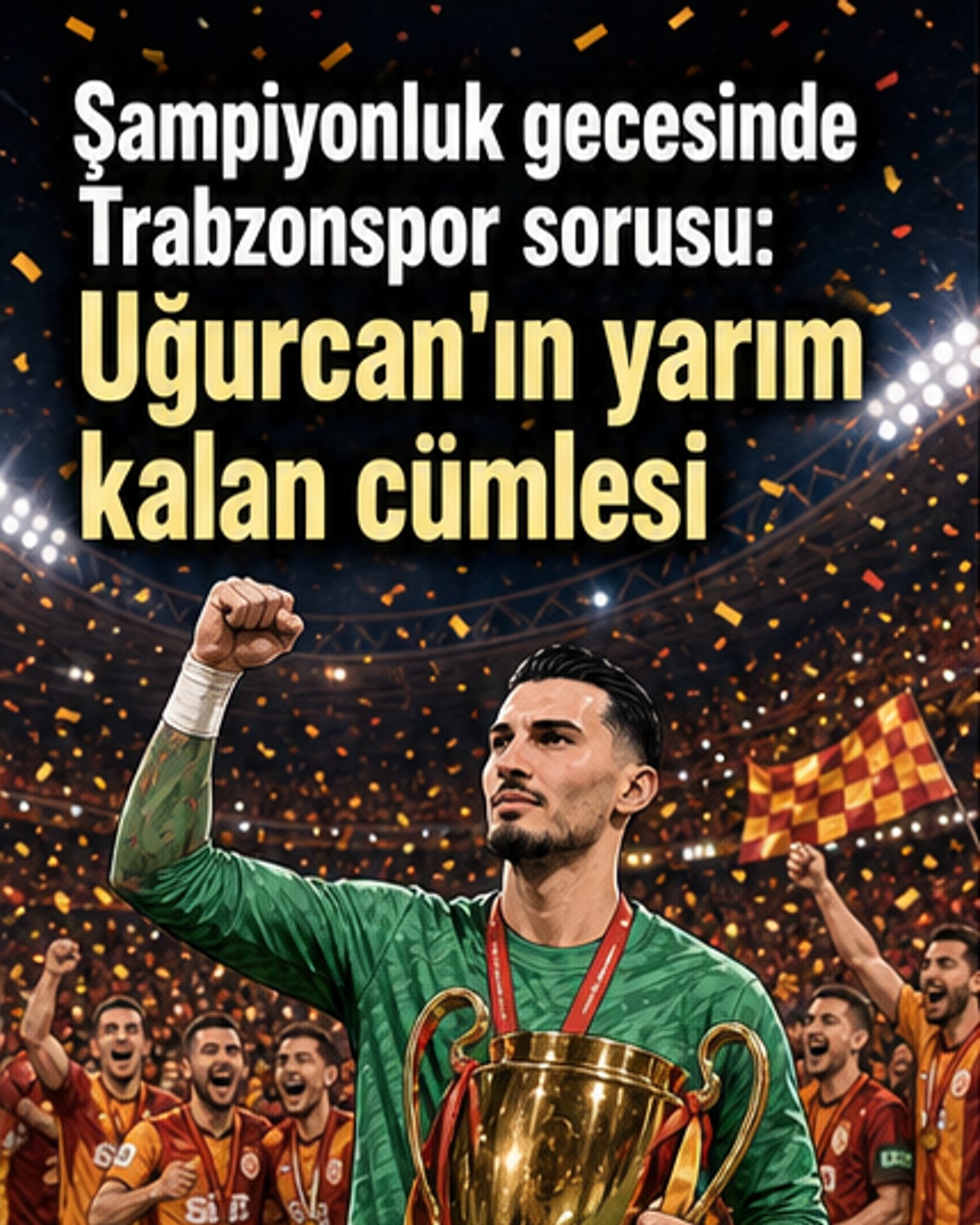 Uğurcan, şampiyonluk sonrası Trabzonspor'a ilk kez konuştu
