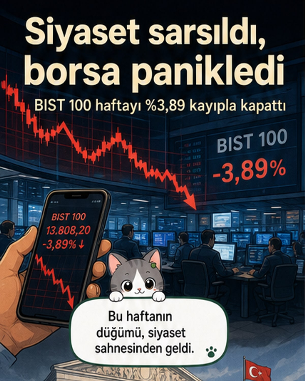 Borsada kayıp, dövizde yükseliş