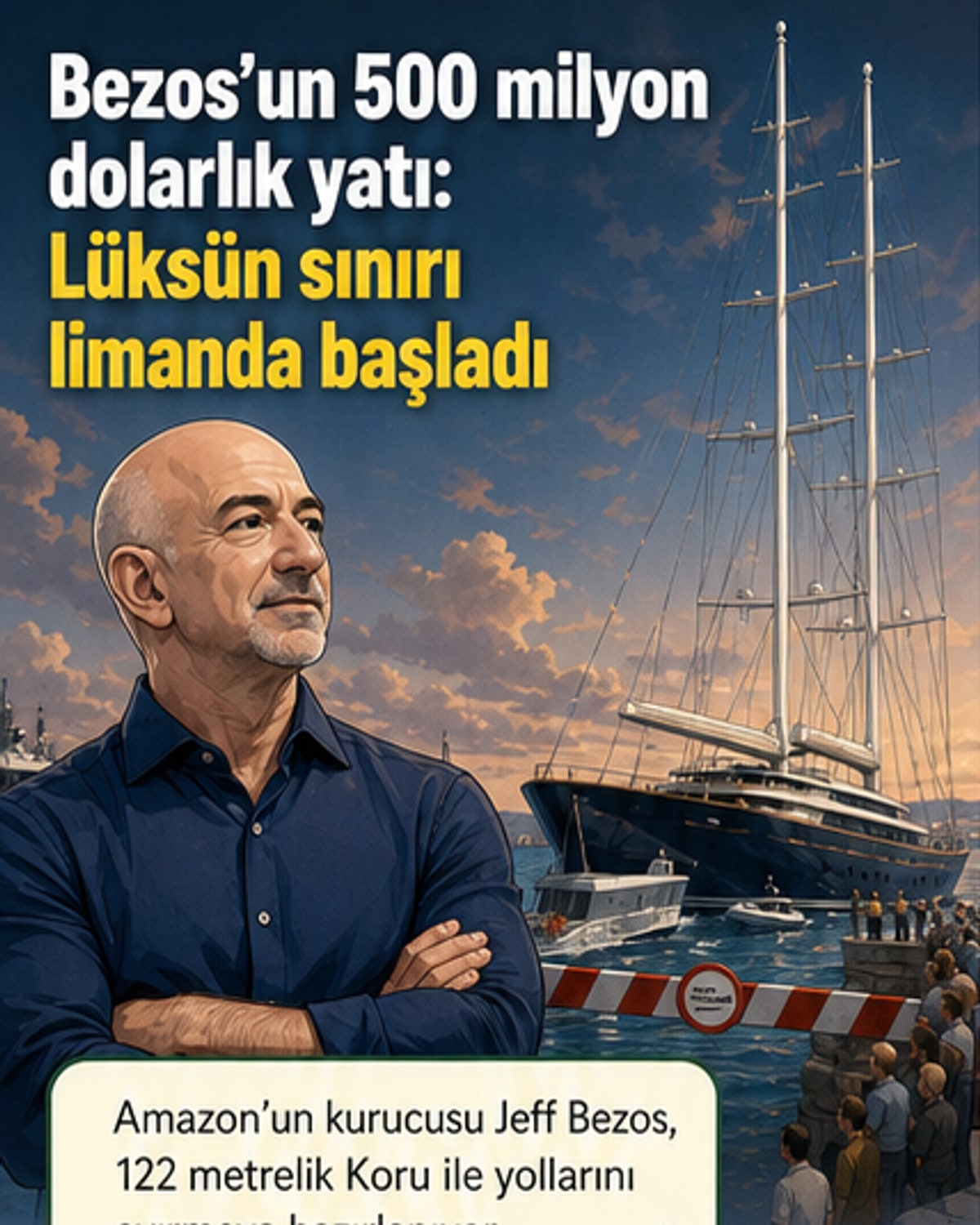 Bezos, 500 milyon dolarlık yatı satıyor