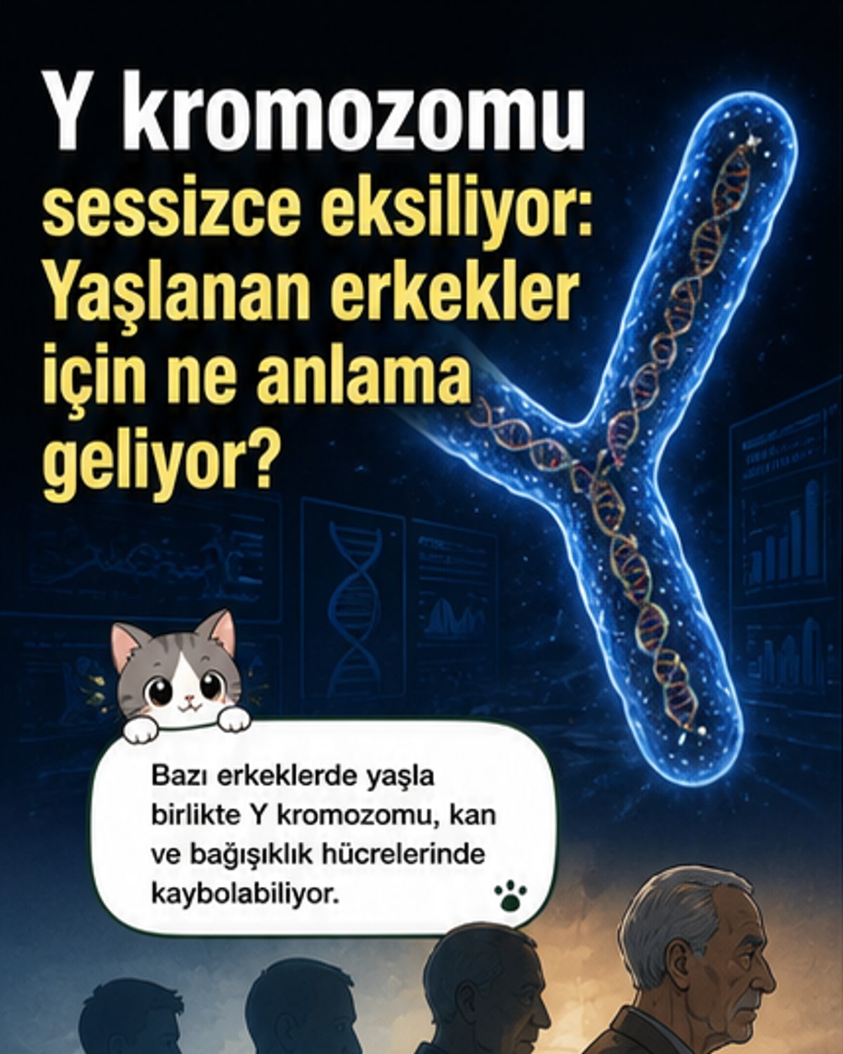 Y kromozomu yaşla kayboluyor