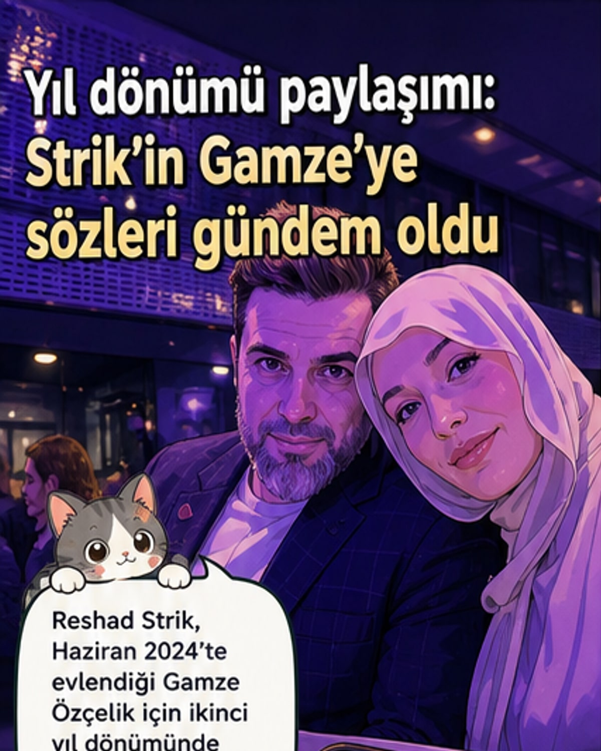 Gamze Özçelik’e ikinci yıl dönümü mesajı