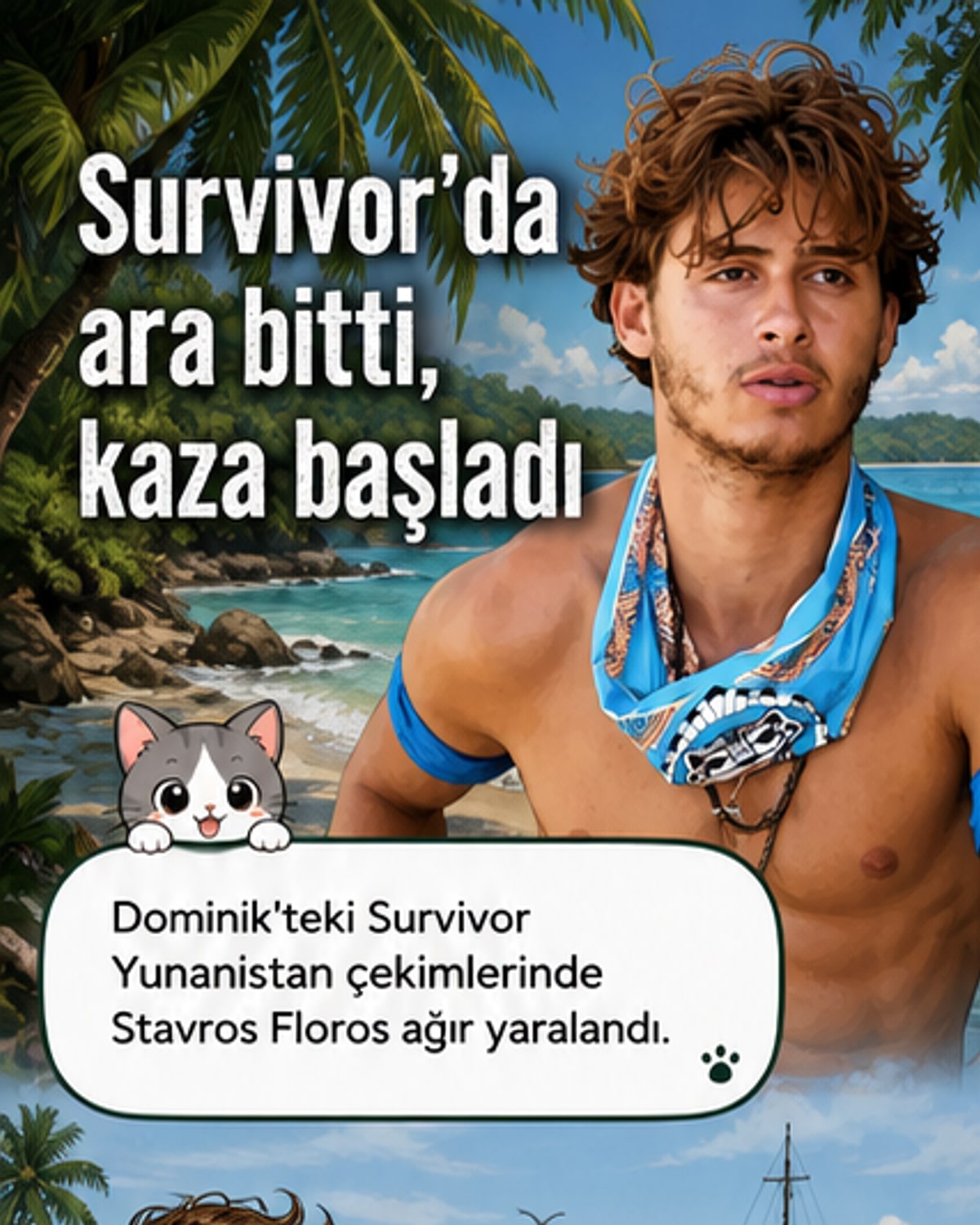 Survivor'da ciddi kaza: Stavros kimdir?