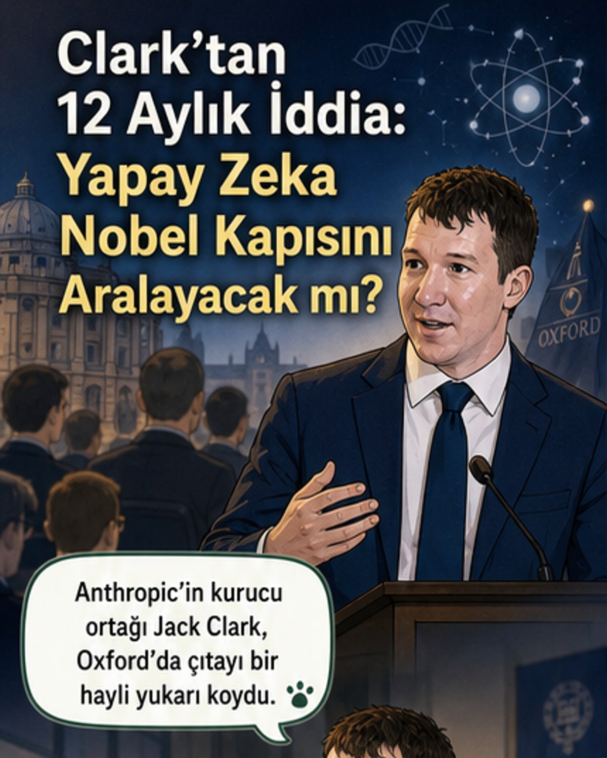 Yapay zeka 12 ayda Nobel kazandıracak