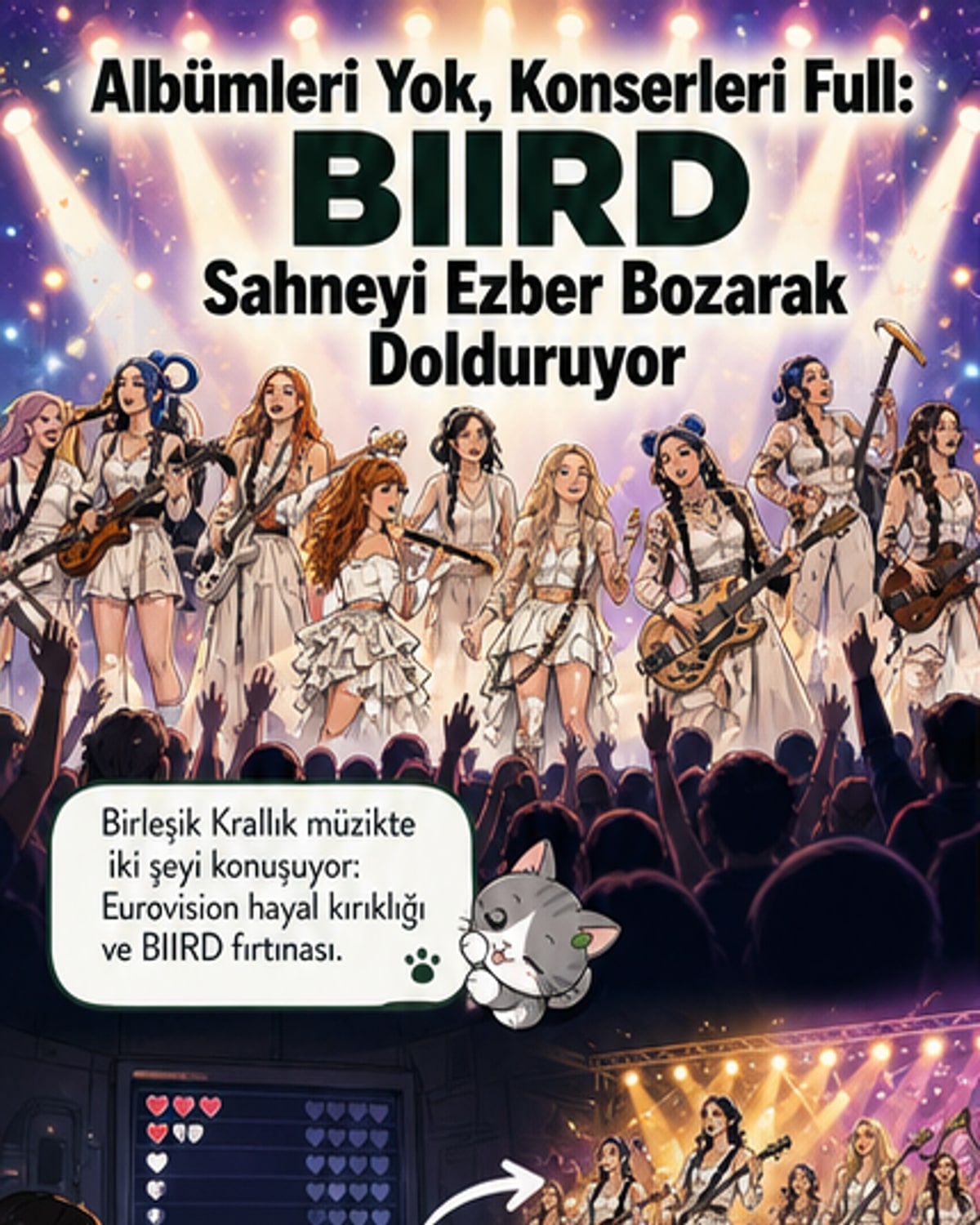 Albümleri yok, konserleri dolu!