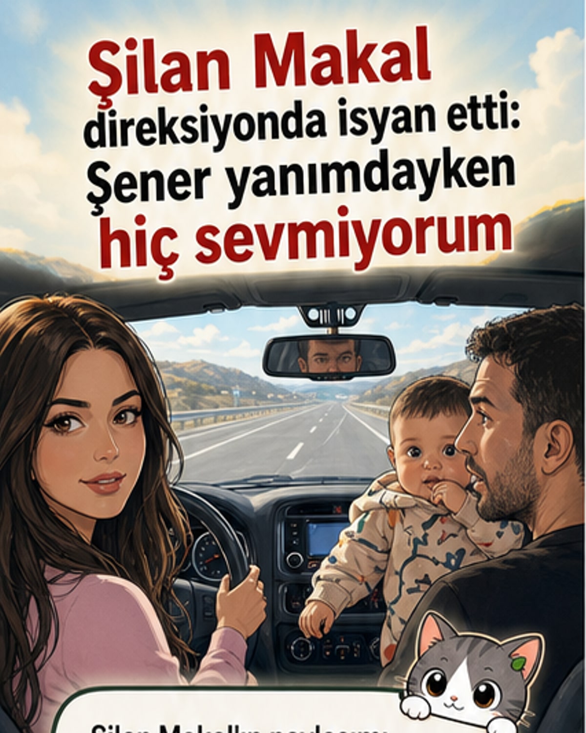 Şilan Makal: 'Şener'le araba kullanırken hiç sevmiyorum'