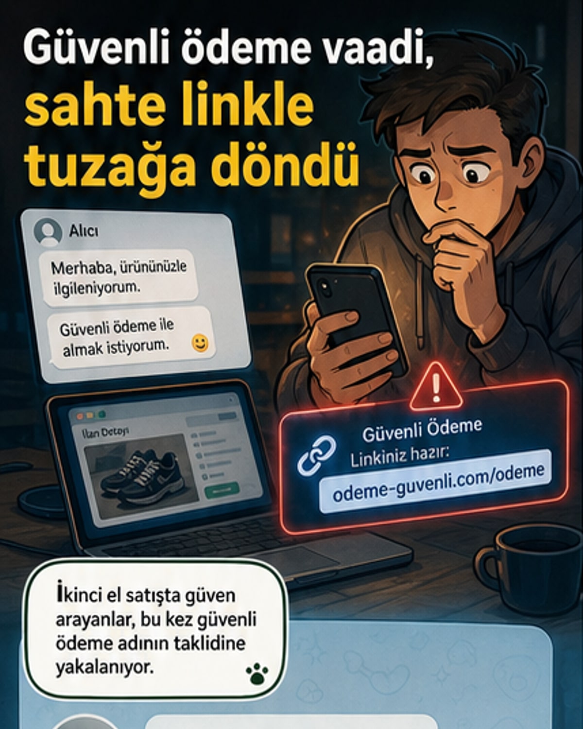 Sahte 'güvenli ödeme' tuzağı: Param güvende mi?
