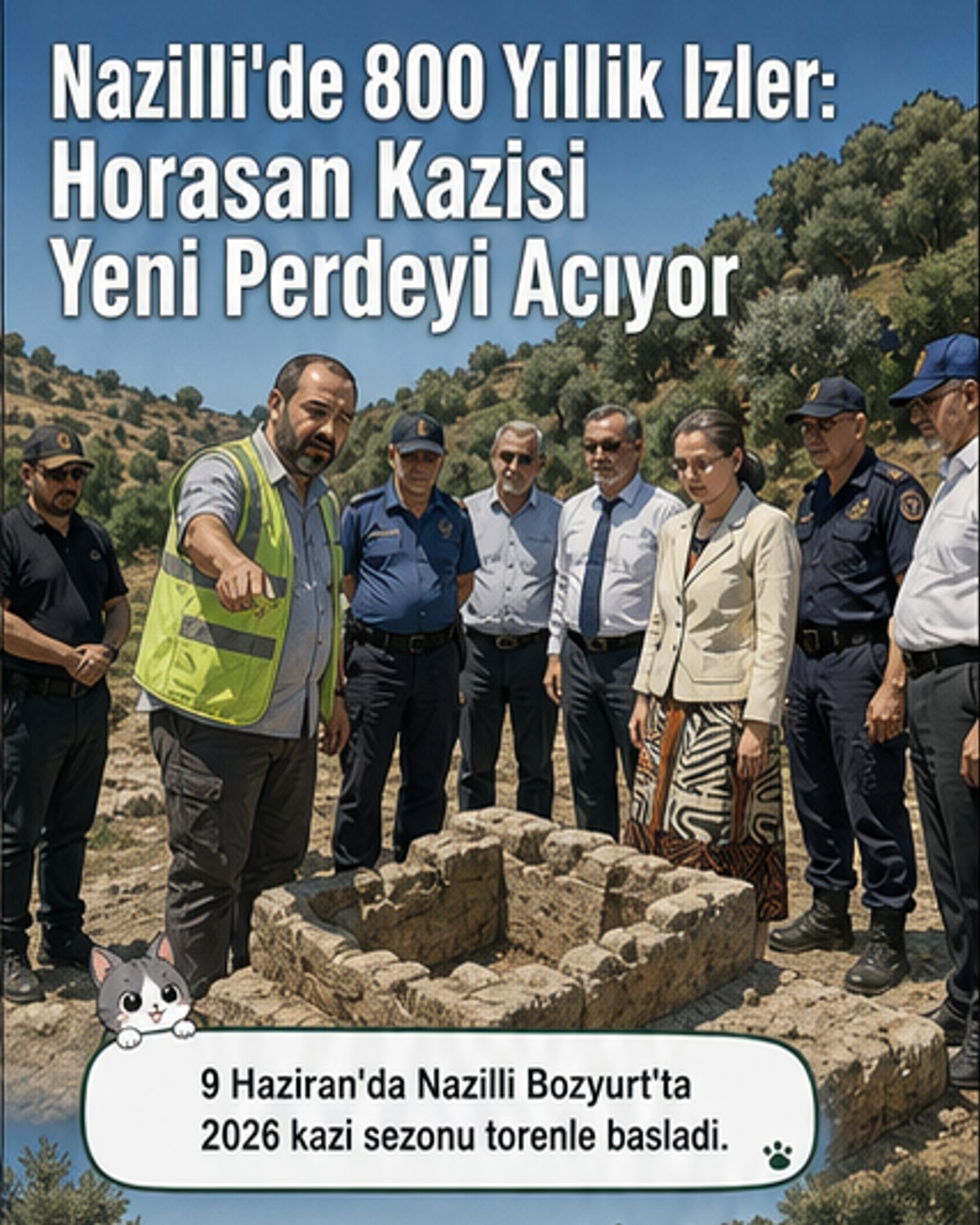 Horasan Mezarlığı'nda 800 yıllık izler