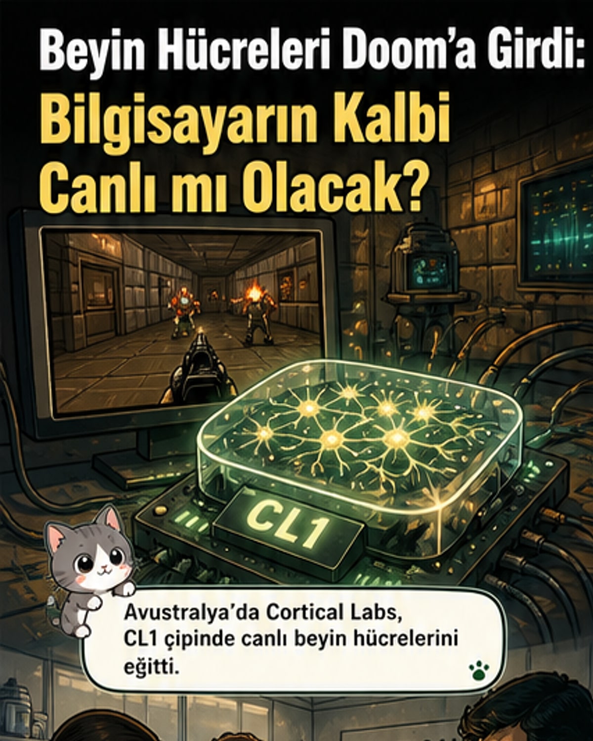 Beyin hücreleri Doom oynadı