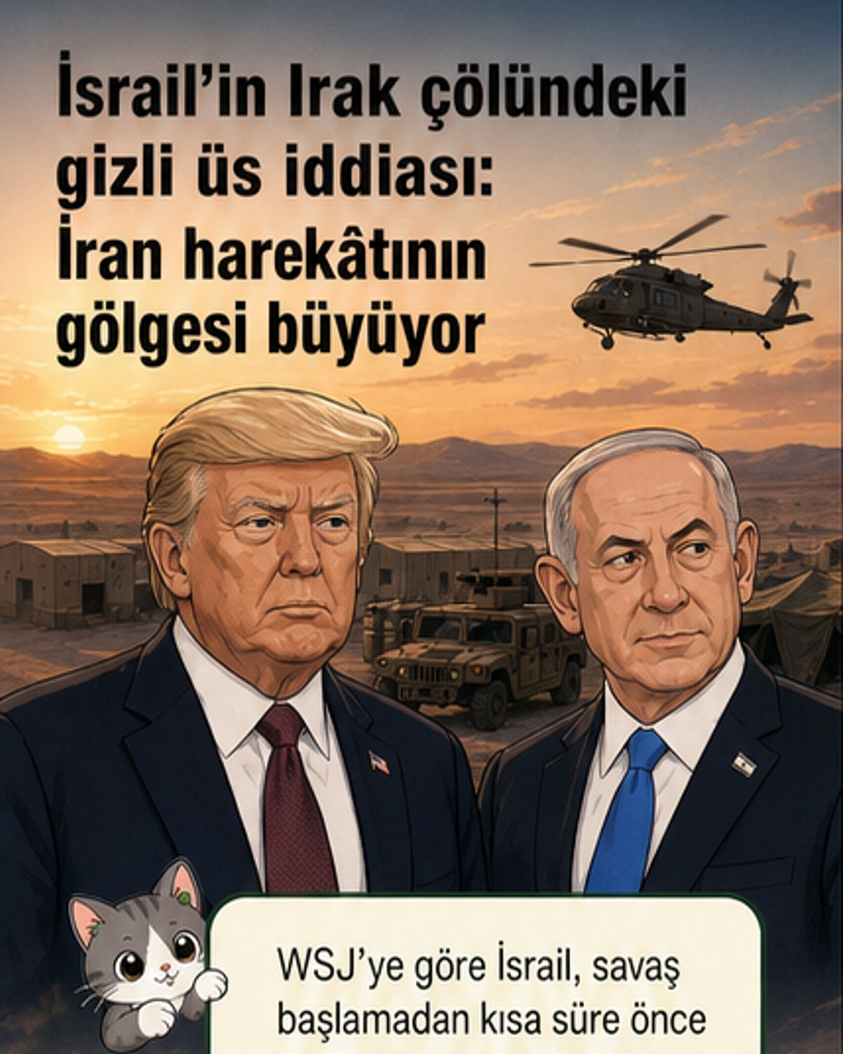 İsrail, İran'a saldırmak için Irak'ta gizli üs kurdu