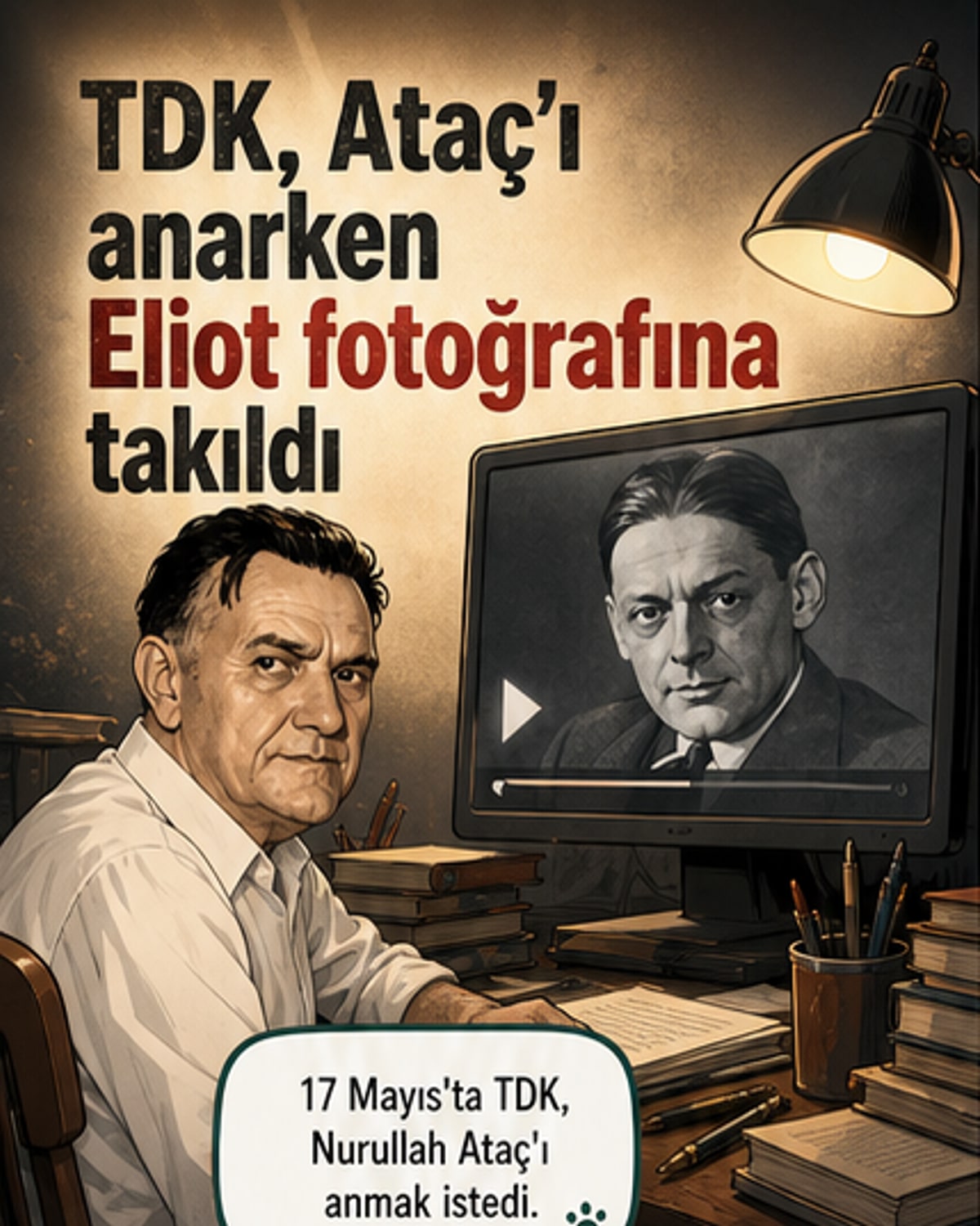 TDK, 3 yıldır Nurullah Ataç yerine T.S. Eliot'u anıyordu