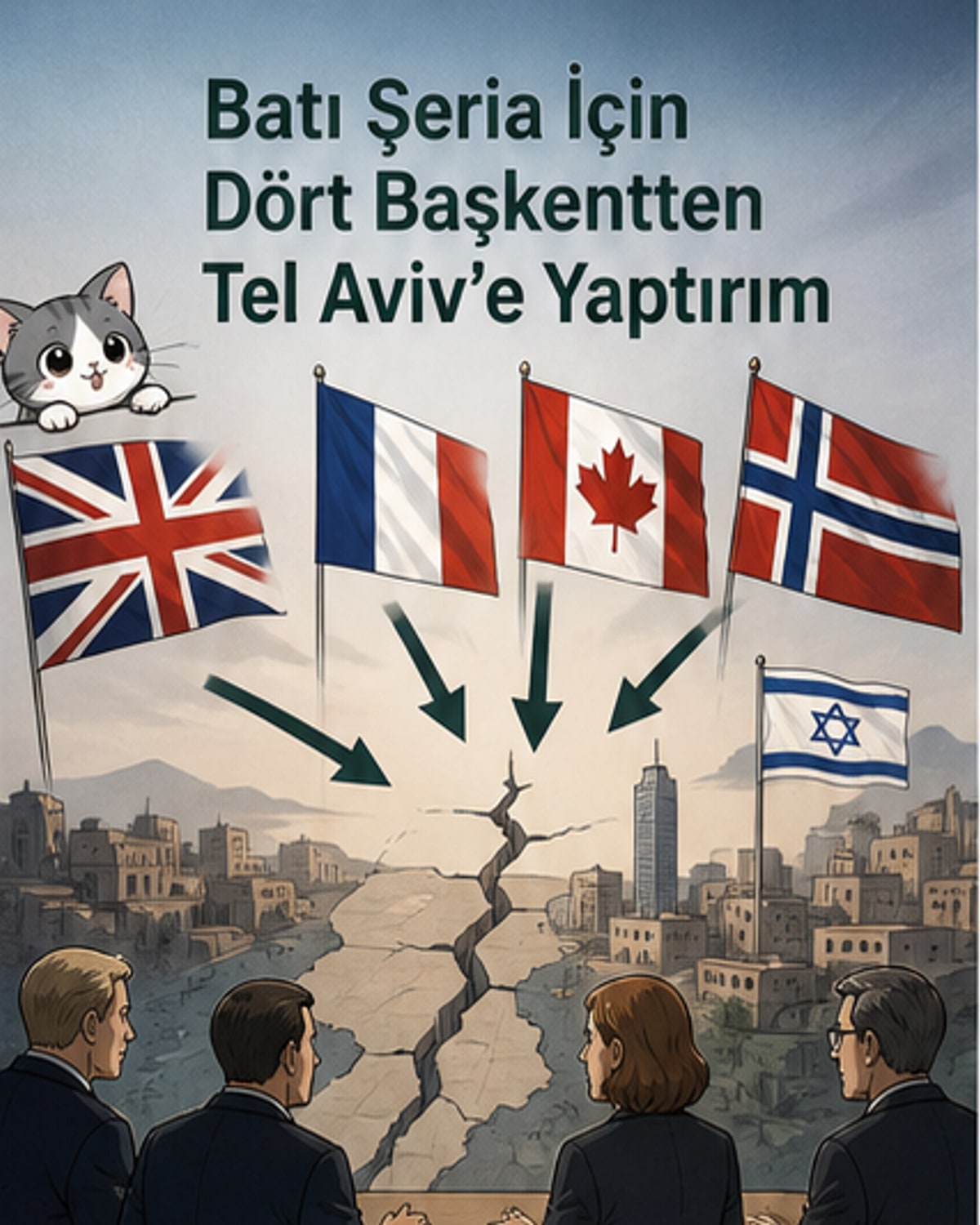 İsrail'e dört ülkeden yaptırımlar