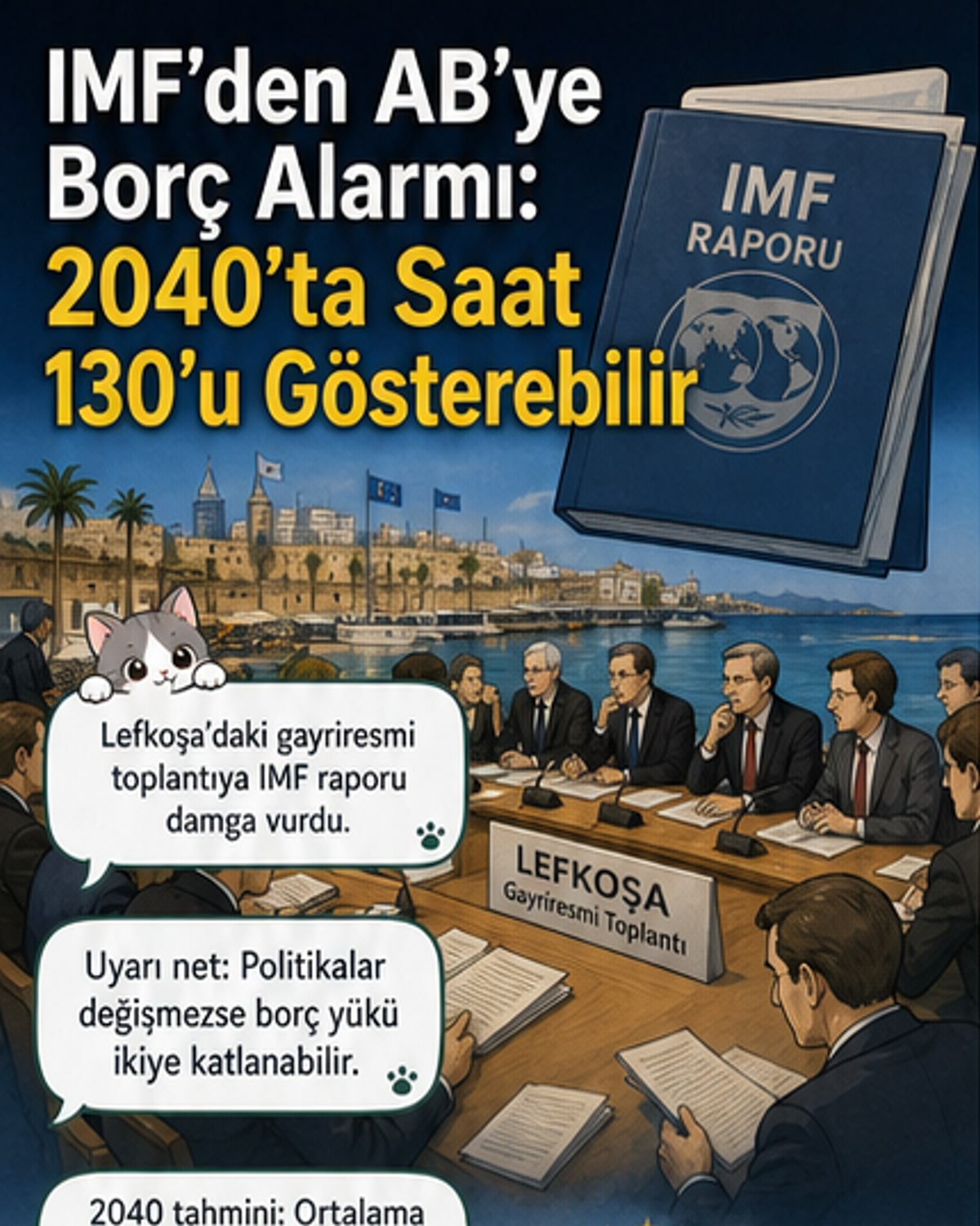 IMF: AB borçları 2040'ta patlar