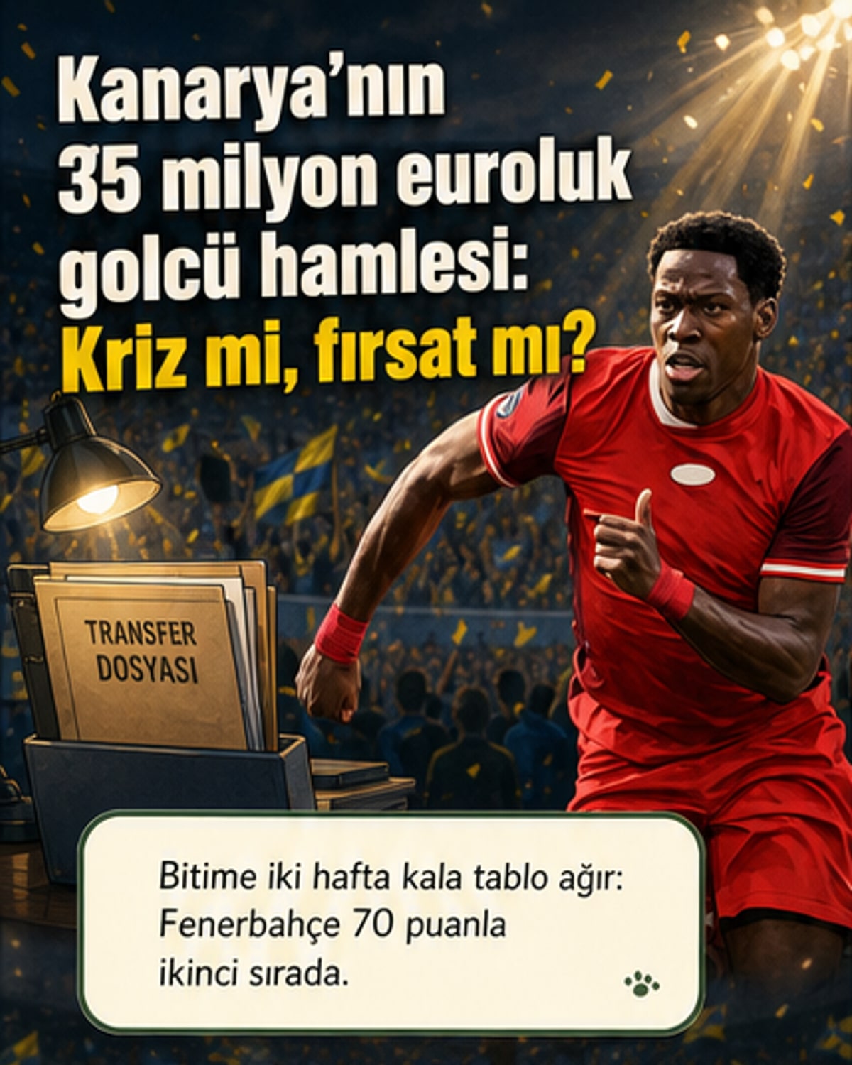 Fenerbahçe'nin 35 milyon Euro'luk hedefi belli oldu